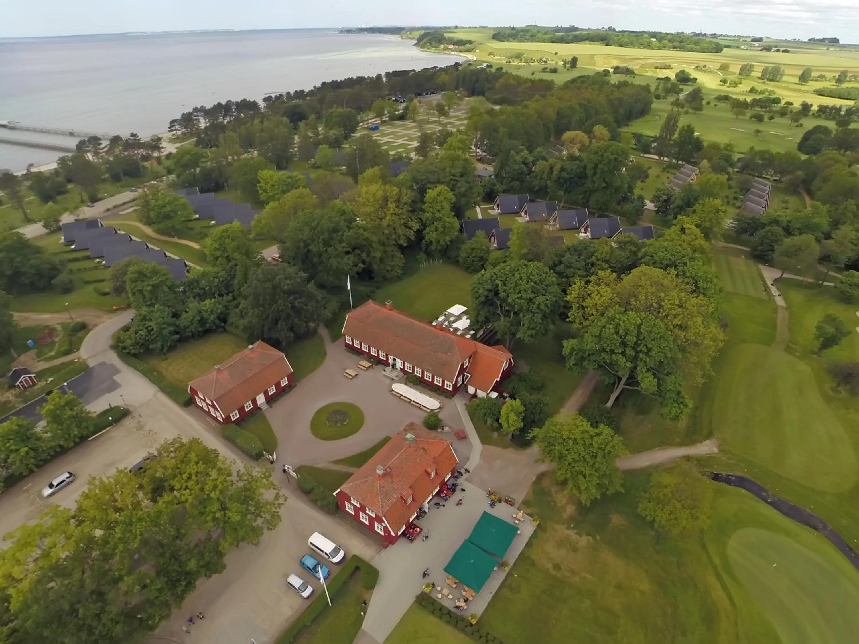 Bird's eye view in Borstahusen Campingresort