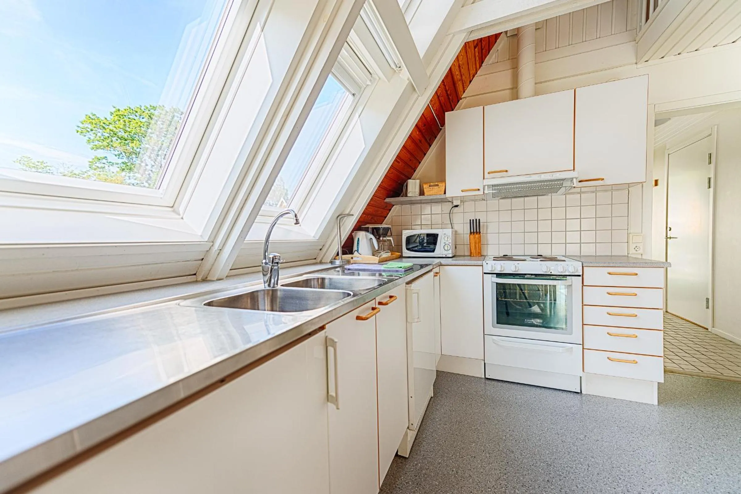 Kitchen or kitchenette in Borstahusen Campingresort