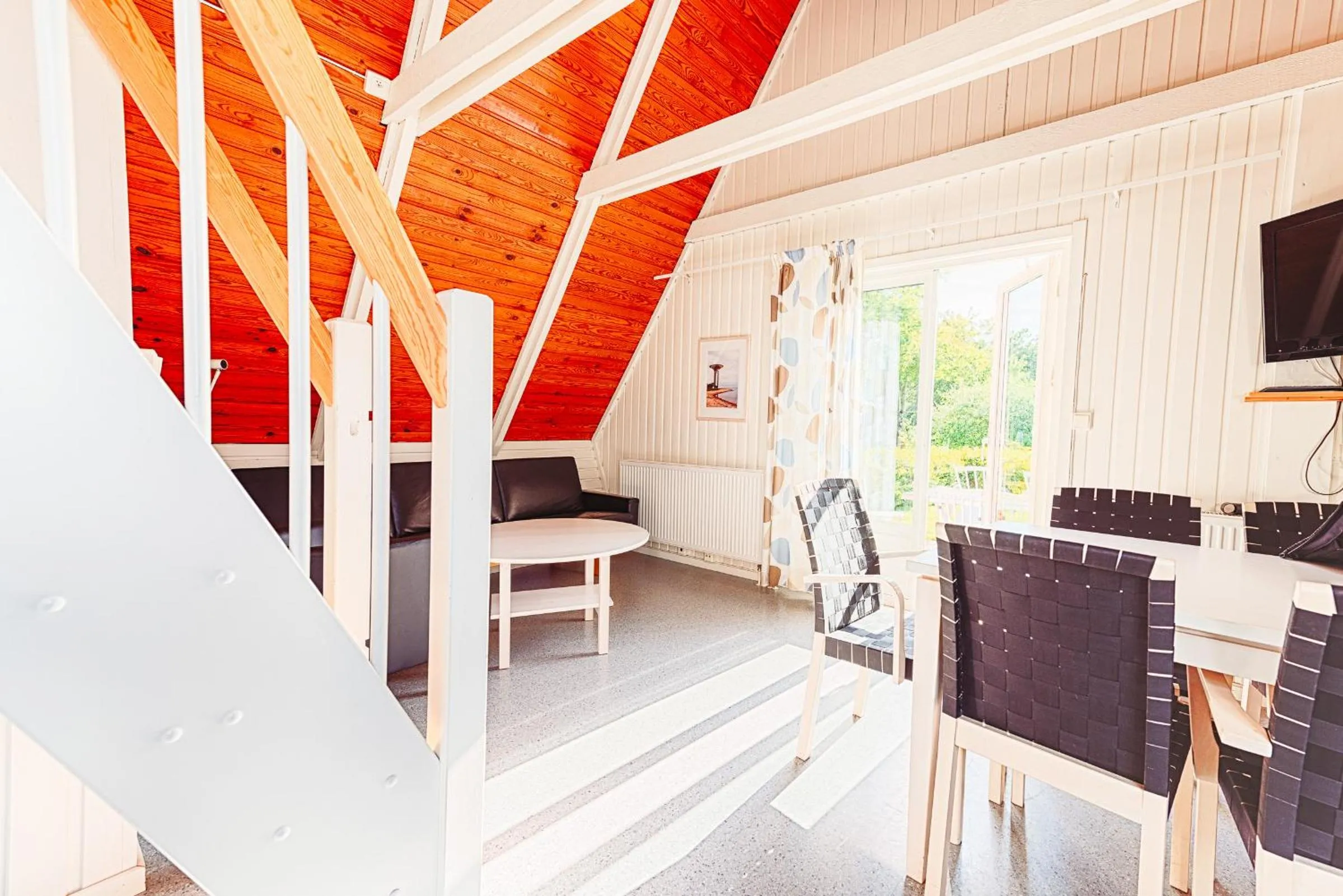 Living room in Borstahusen Campingresort