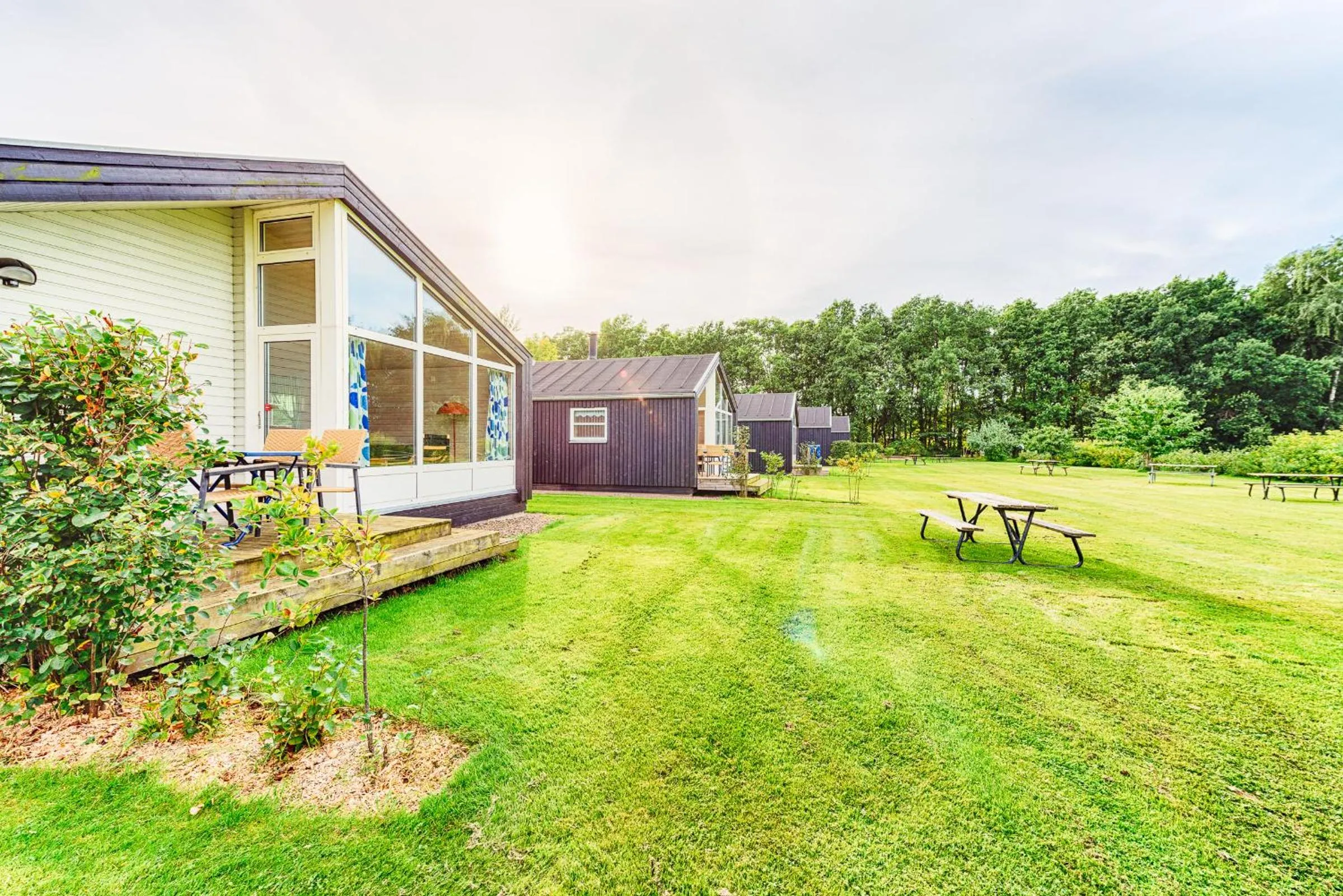 Garden view in Borstahusen Campingresort