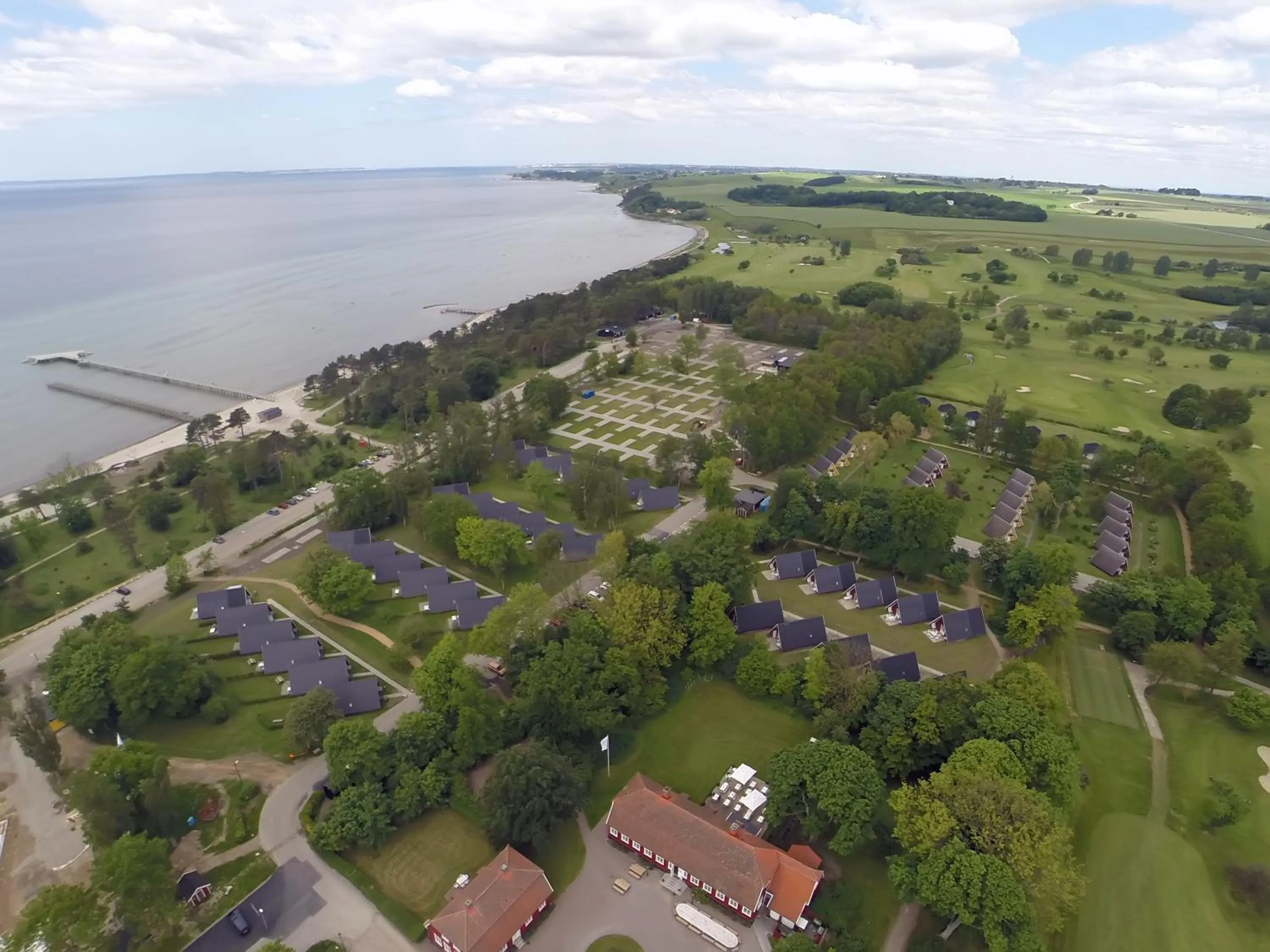 Bird's eye view in Borstahusen Campingresort