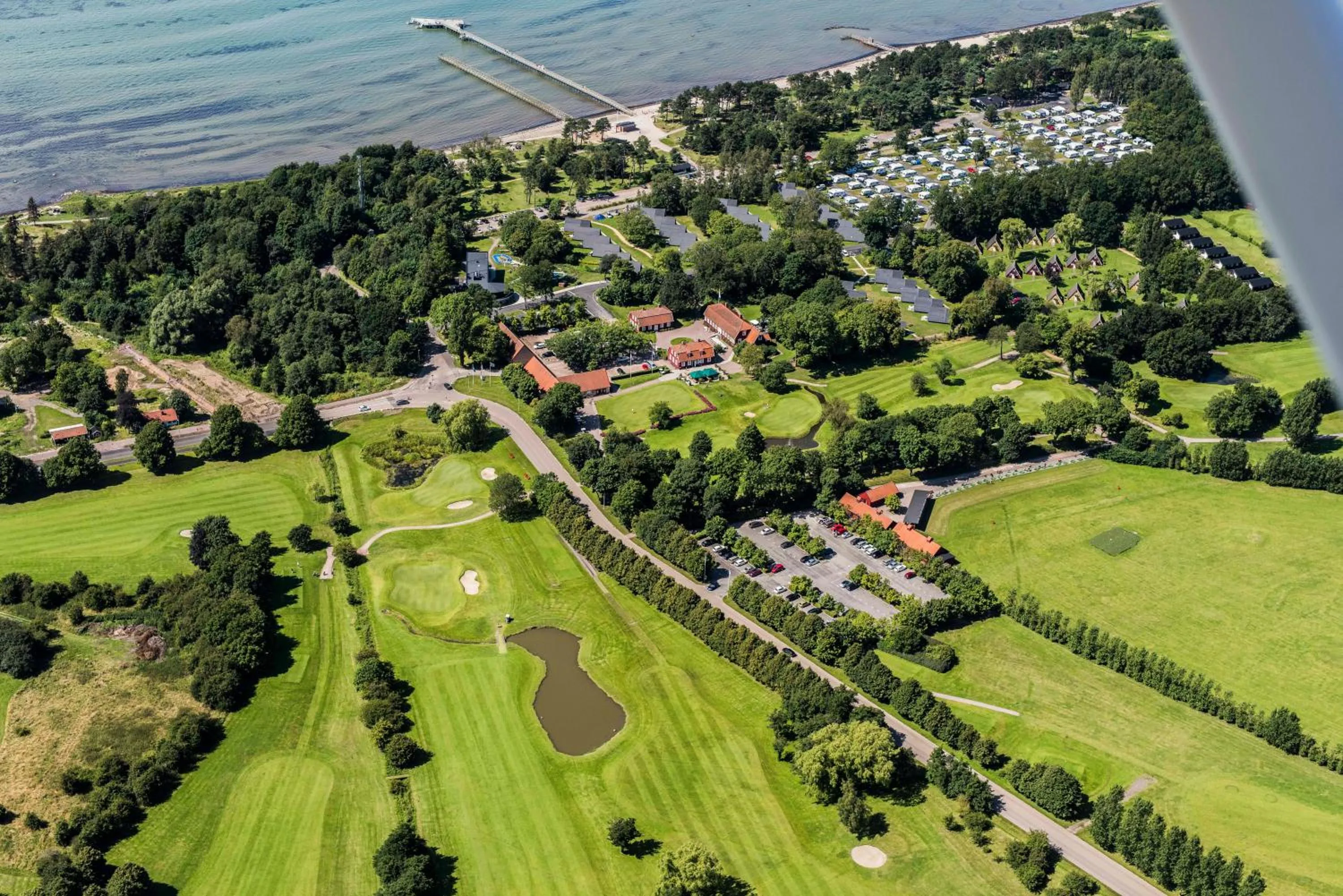 Bird's eye view in Borstahusen Campingresort