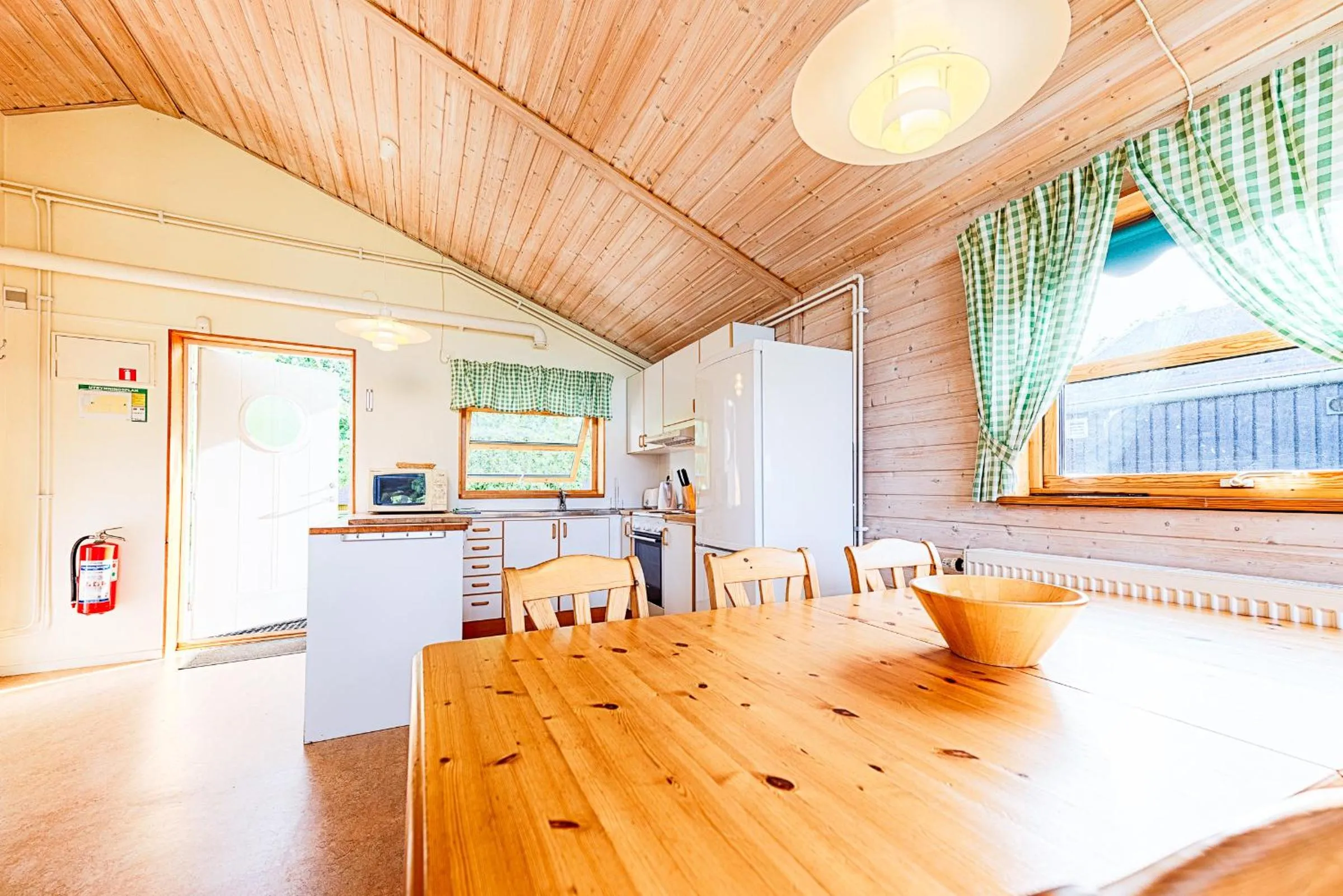 Kitchen or kitchenette in Borstahusen Campingresort