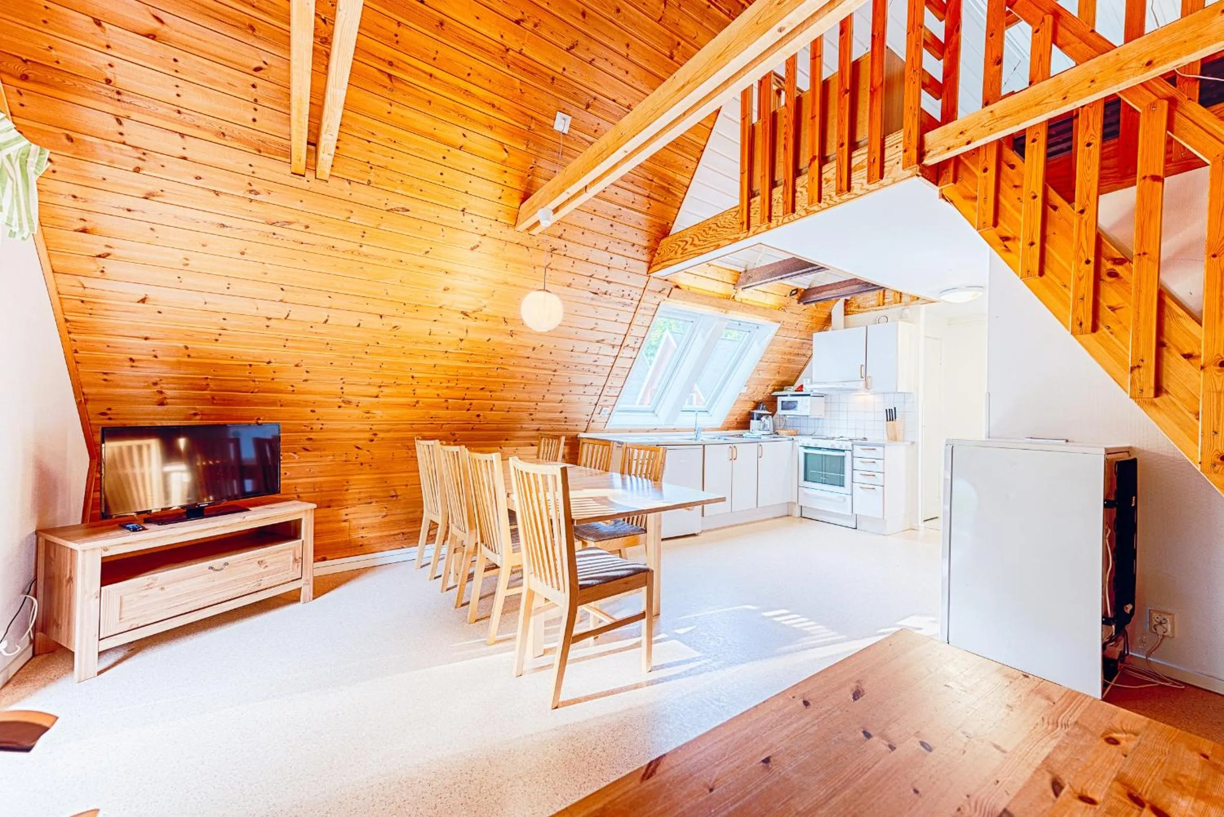 Living room in Borstahusen Campingresort