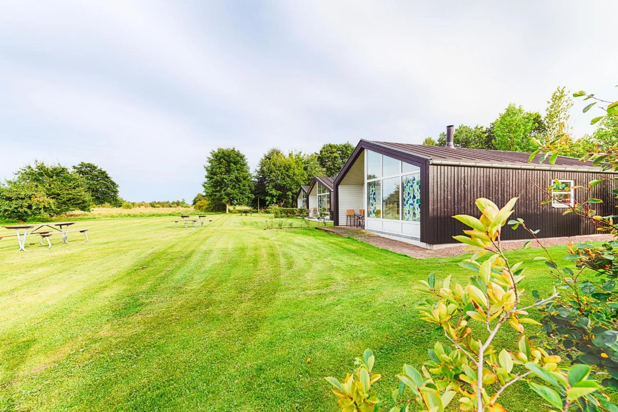 Garden view in Borstahusen Campingresort