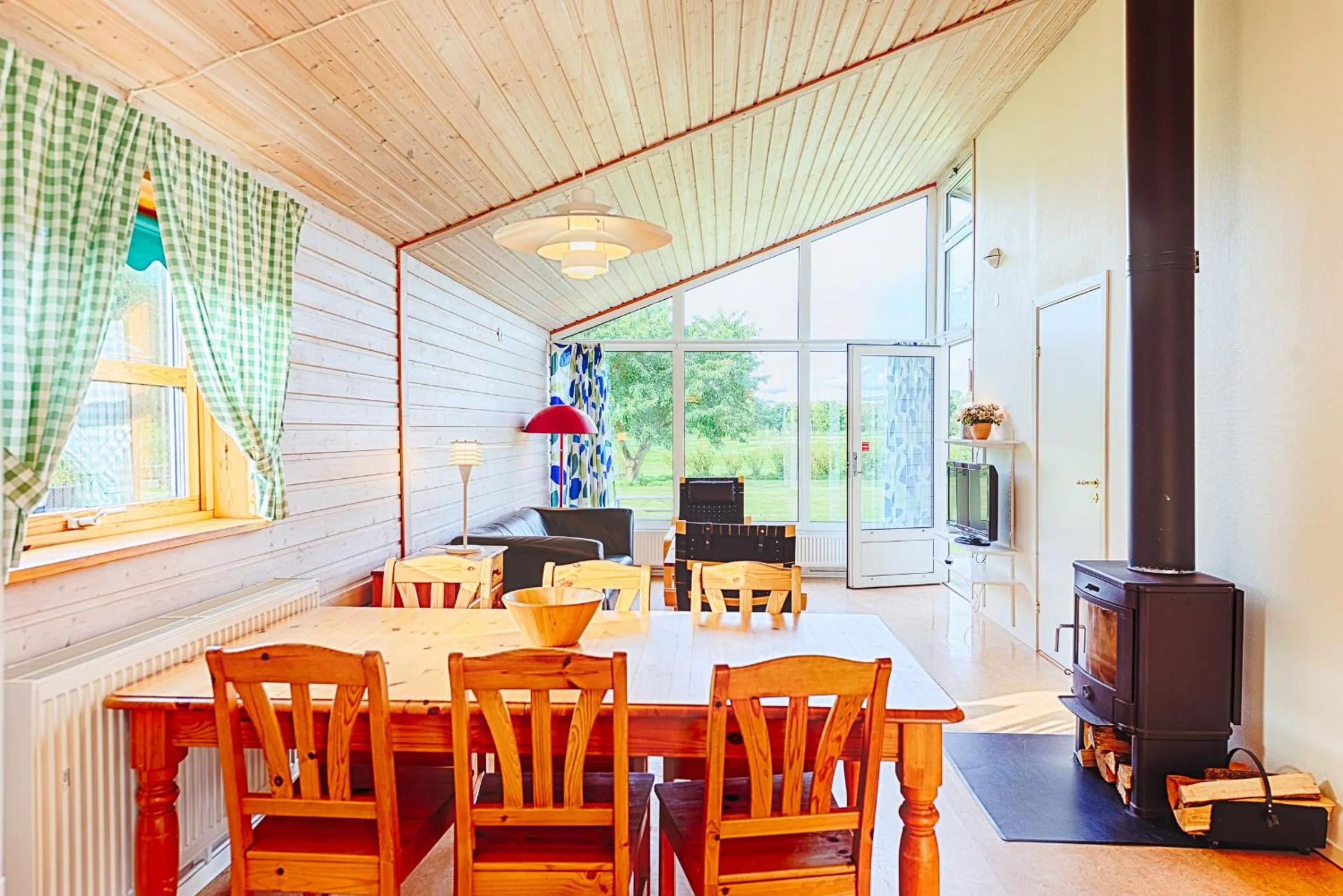 Living room in Borstahusen Campingresort