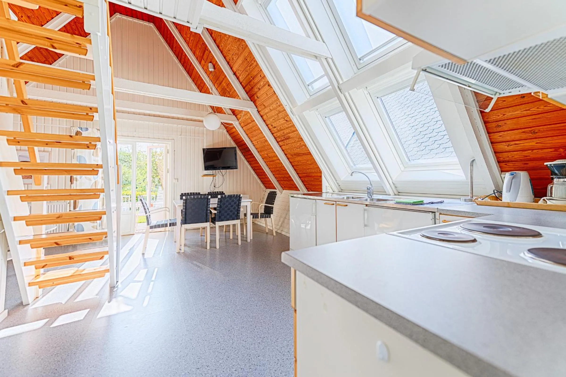 Kitchen or kitchenette in Borstahusen Campingresort