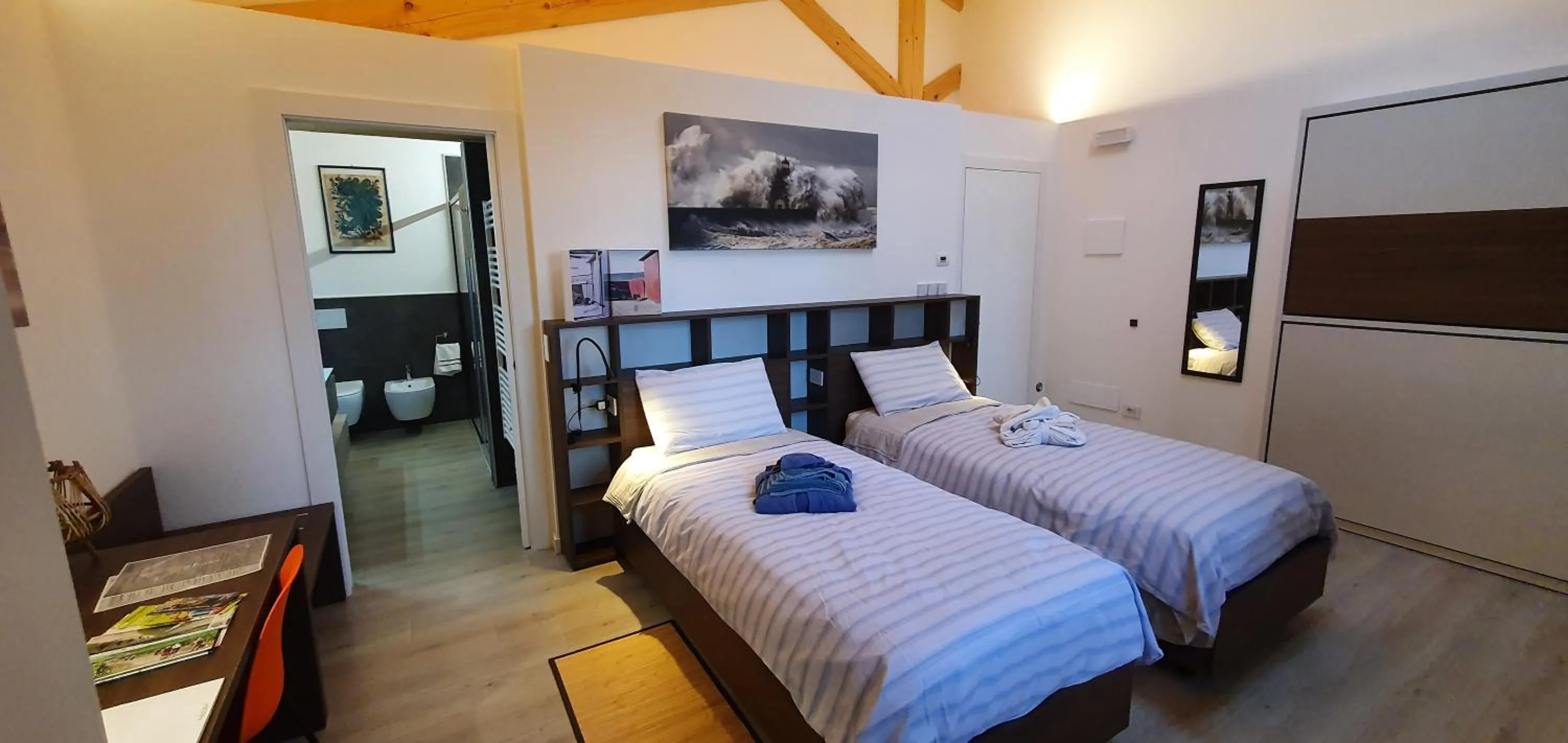 Bed in Relais des Roches