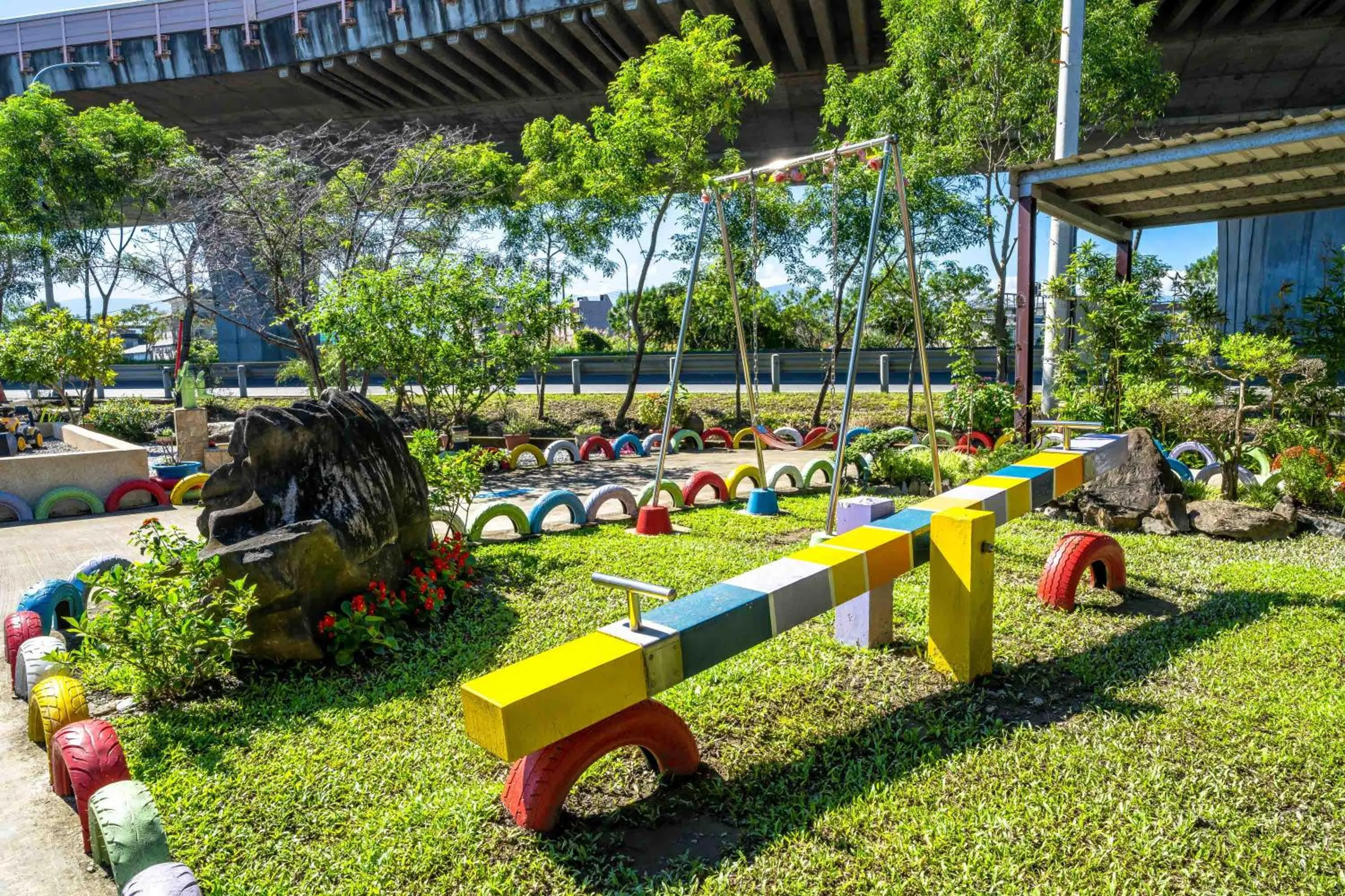 Children play ground in Sweetheart Homestay
