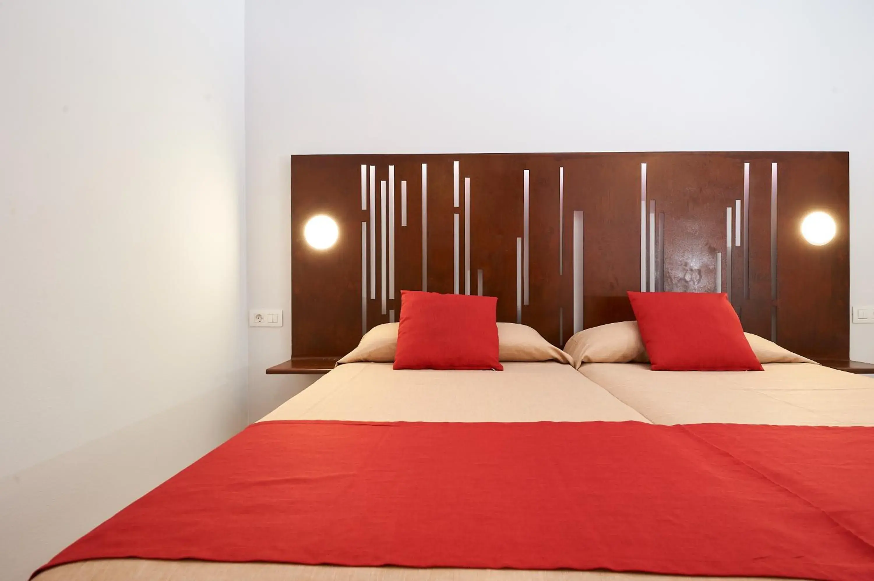 Bed in Kn Aparthotel Columbus Bed in Kn Aparthotel Columbus