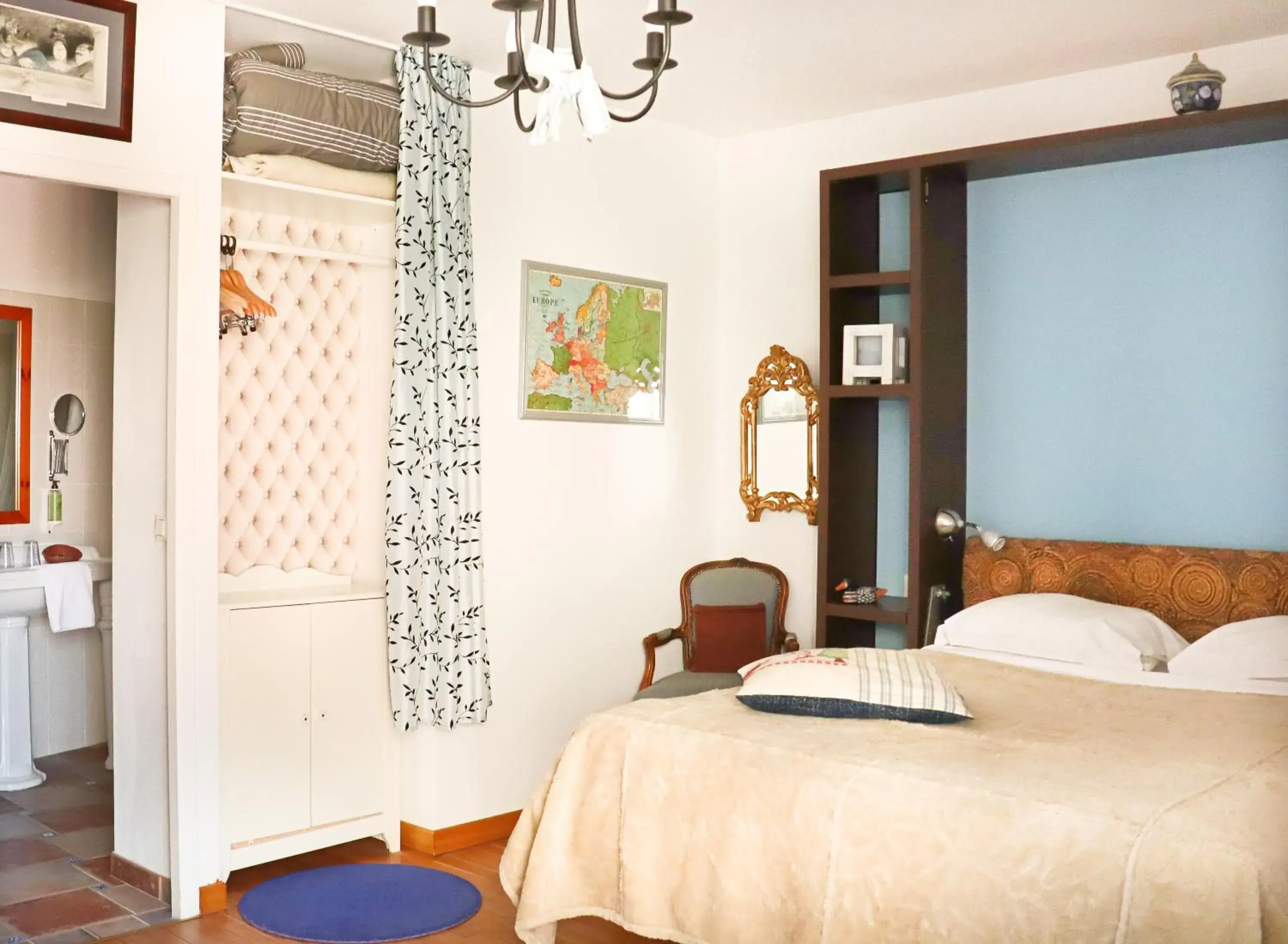 Photo of the whole room, Bed in Logis Hôtel La Villa Boucicaut Photo of the whole room, Bed in Logis Hôtel La Villa Boucicaut