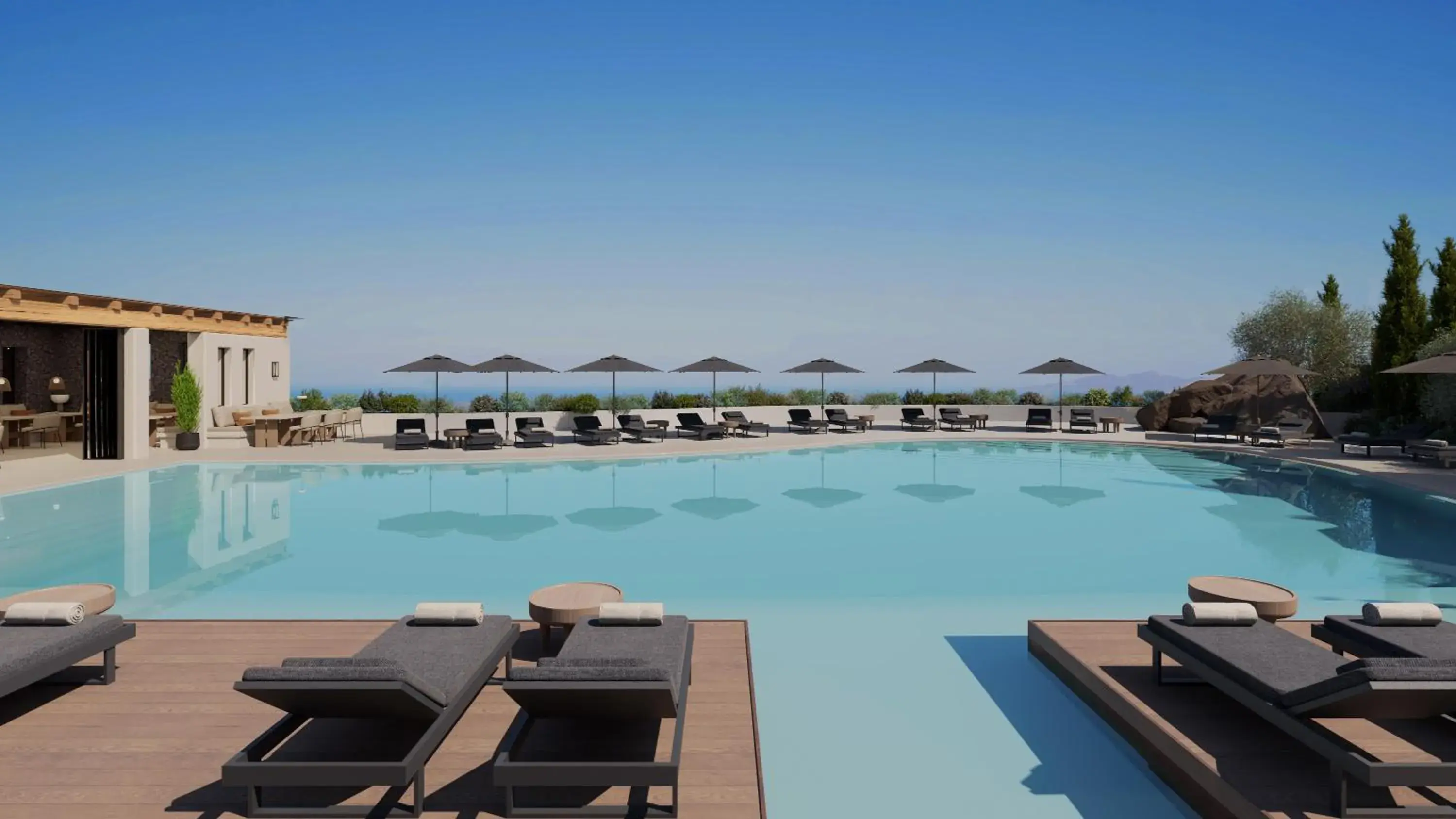 Sea view in NĒRO Suites by NOMÉE Hospitality Group Sea view in NĒRO Suites by NOMÉE Hospitality Group