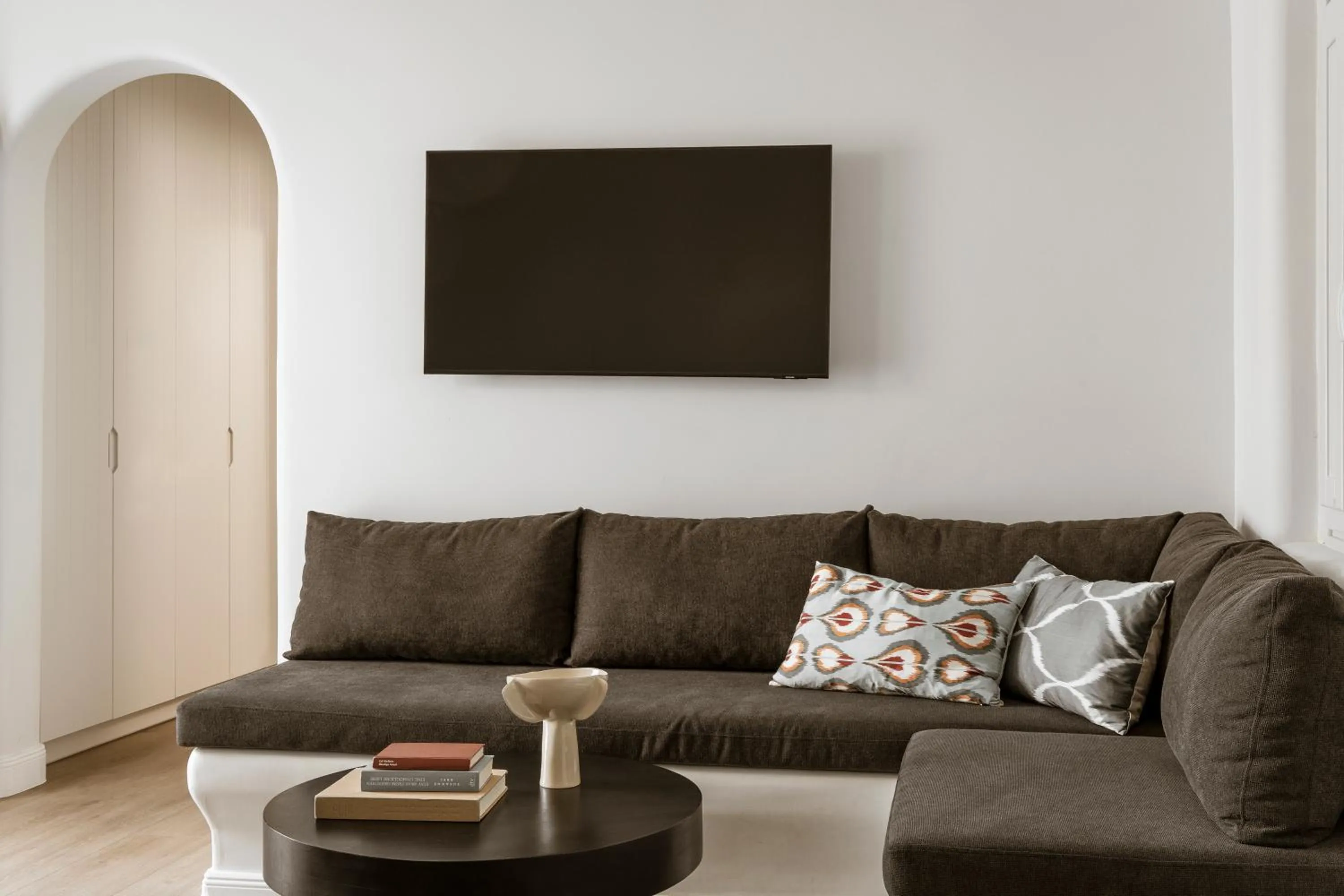 Bedroom in NĒRO Suites by NOMÉE Hospitality Group