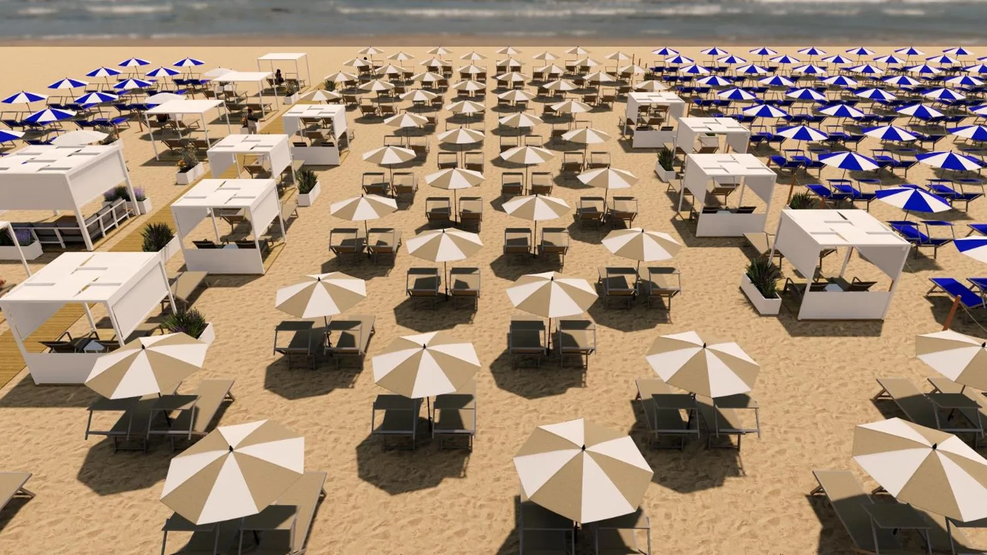 Beach in Hotel Danieli