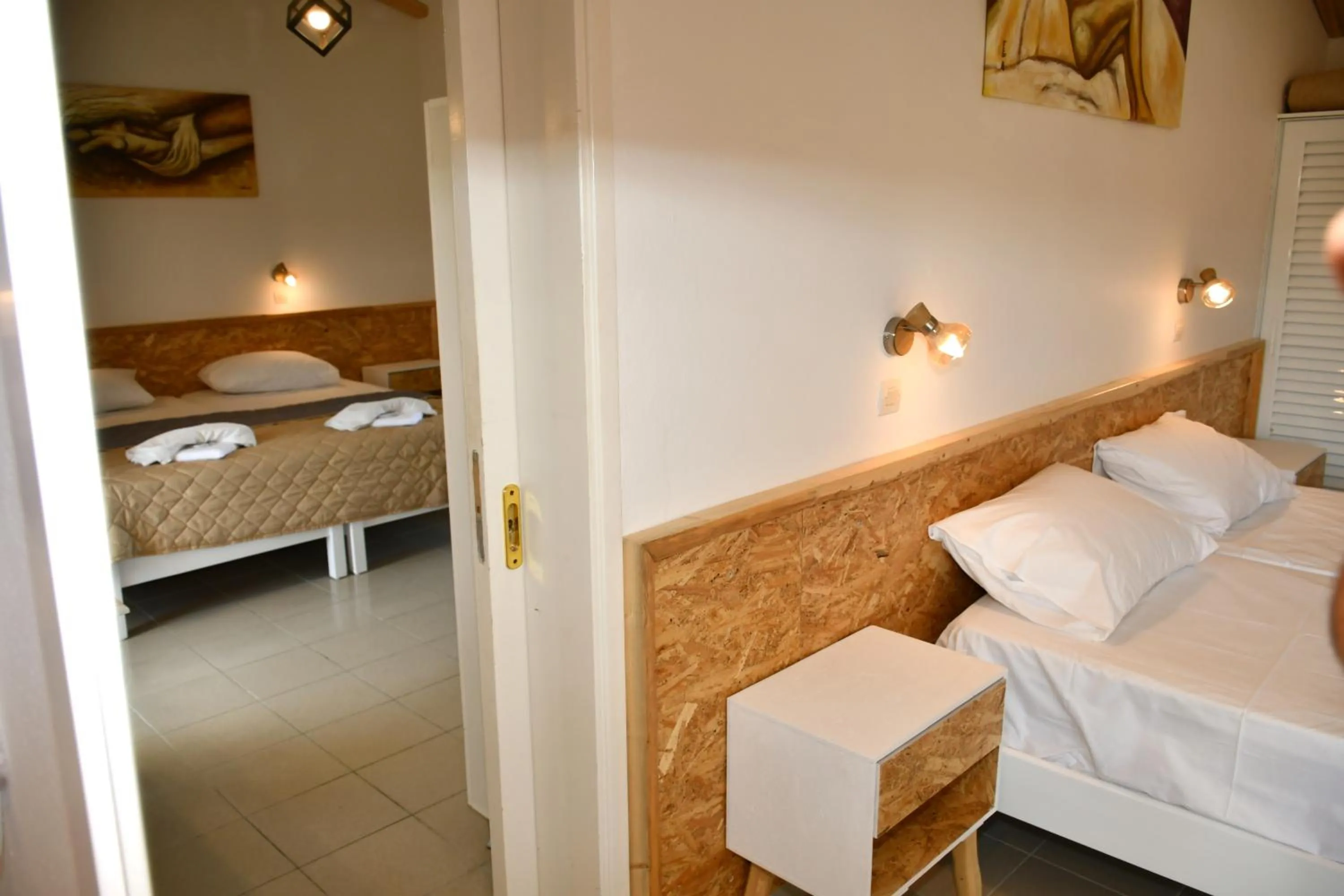 Bedroom in Cavos Beach House