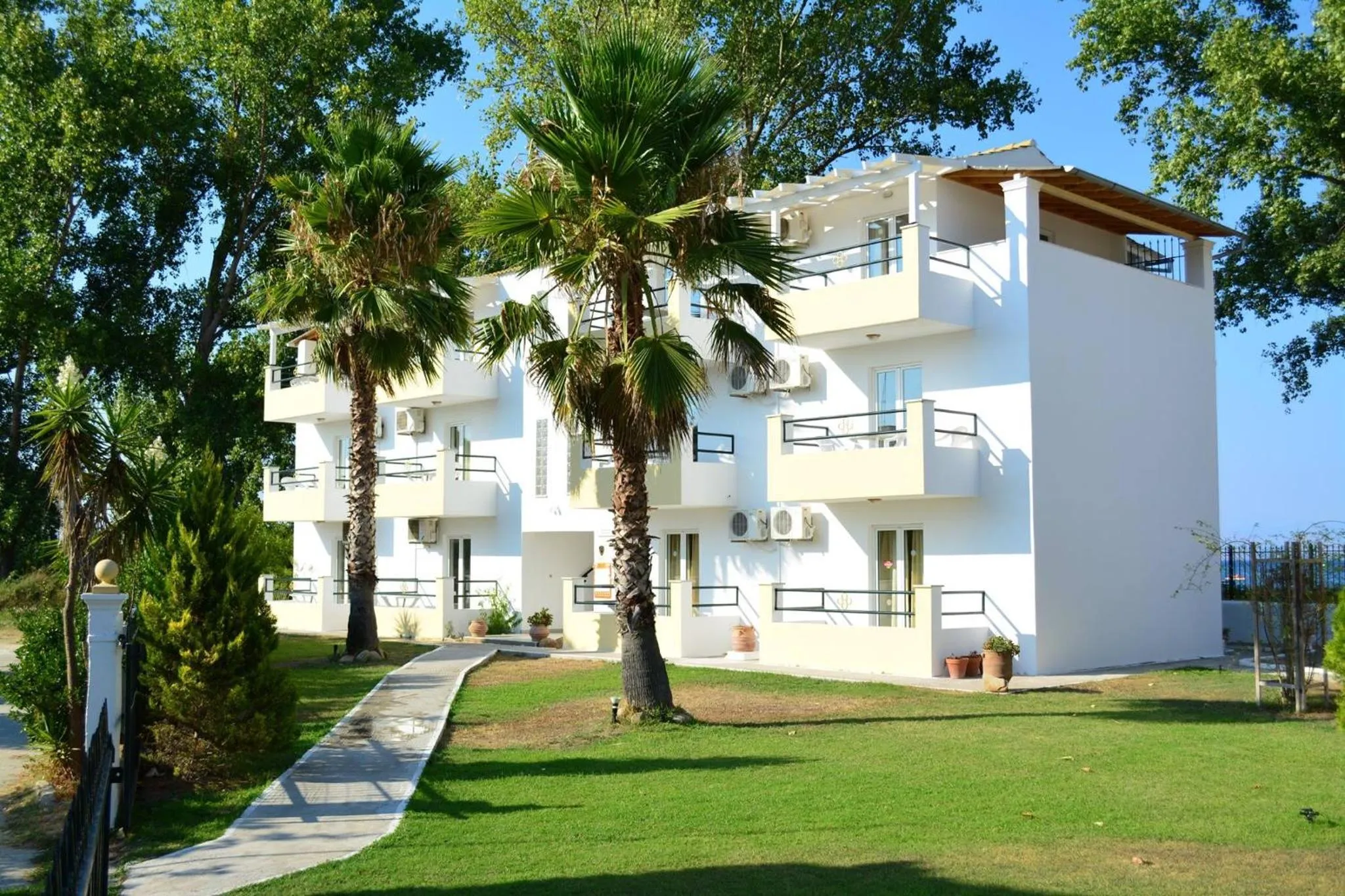 Bird's eye view in Cavos Beach House