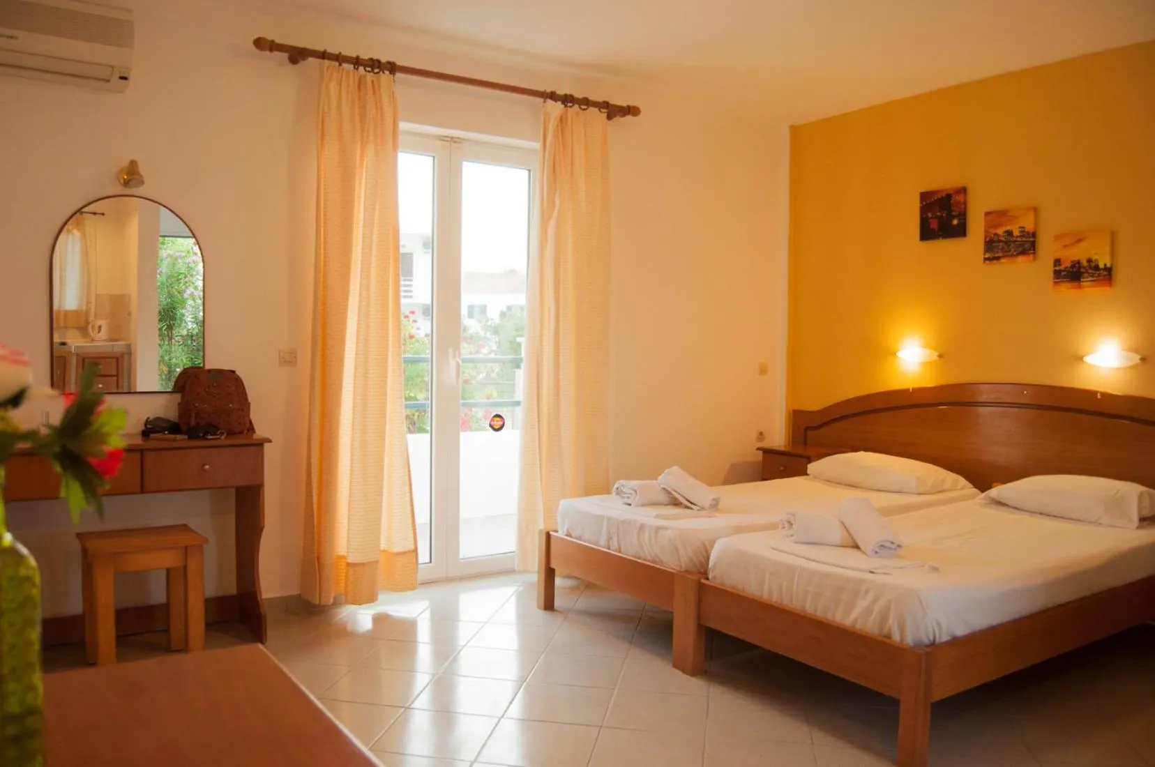 Bedroom in Cavos Beach House
