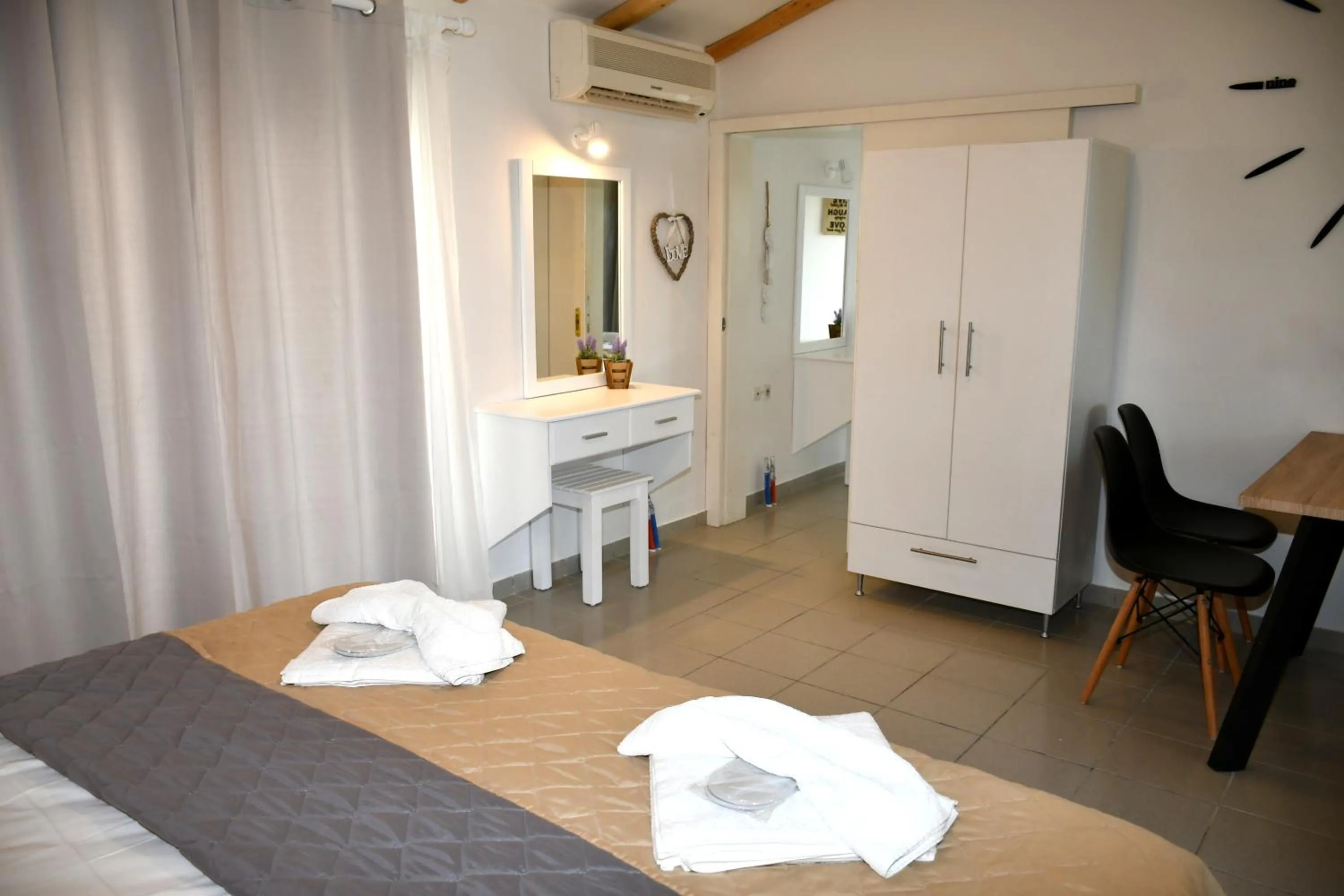 Bedroom in Cavos Beach House