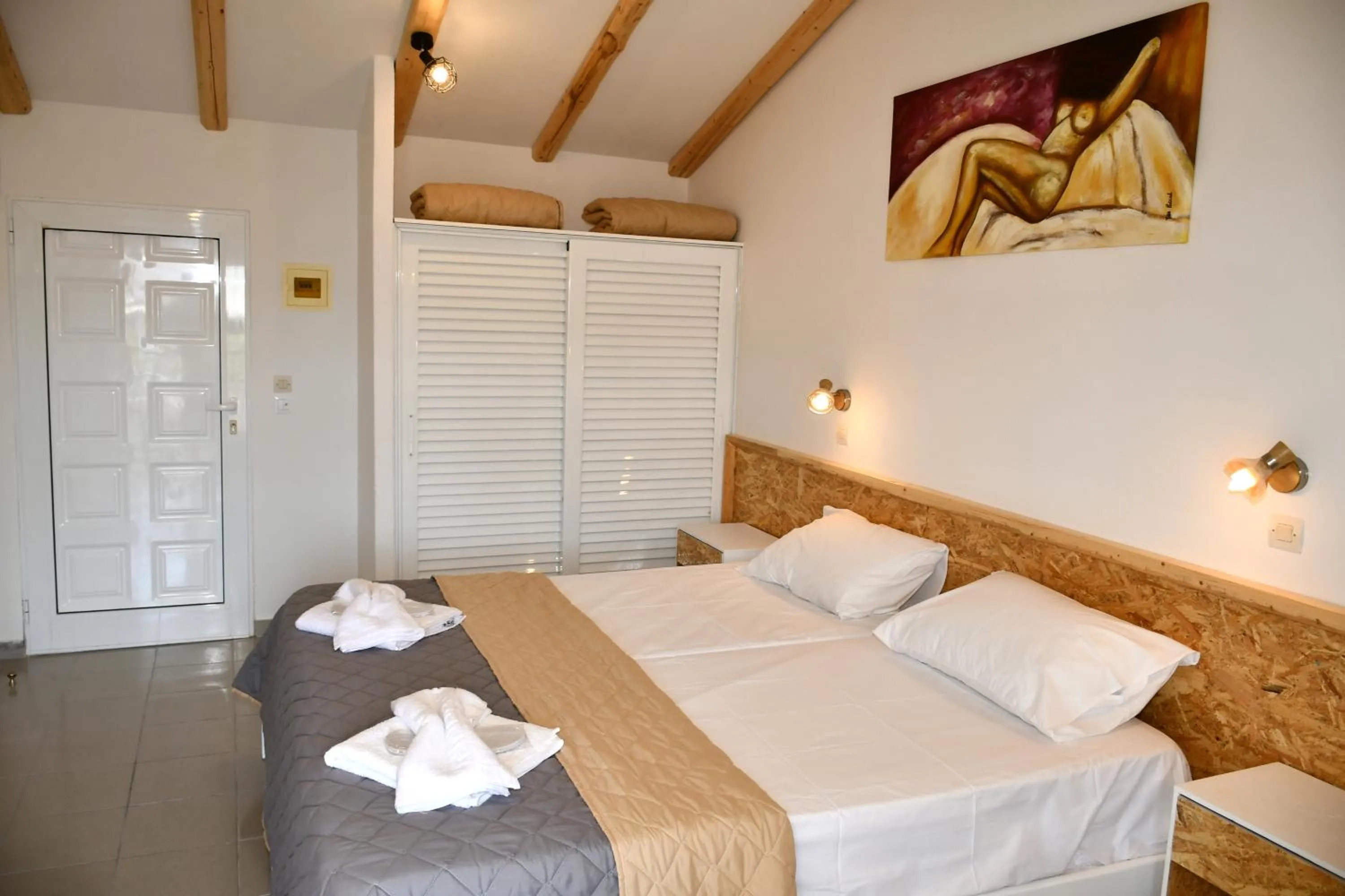 Bedroom in Cavos Beach House