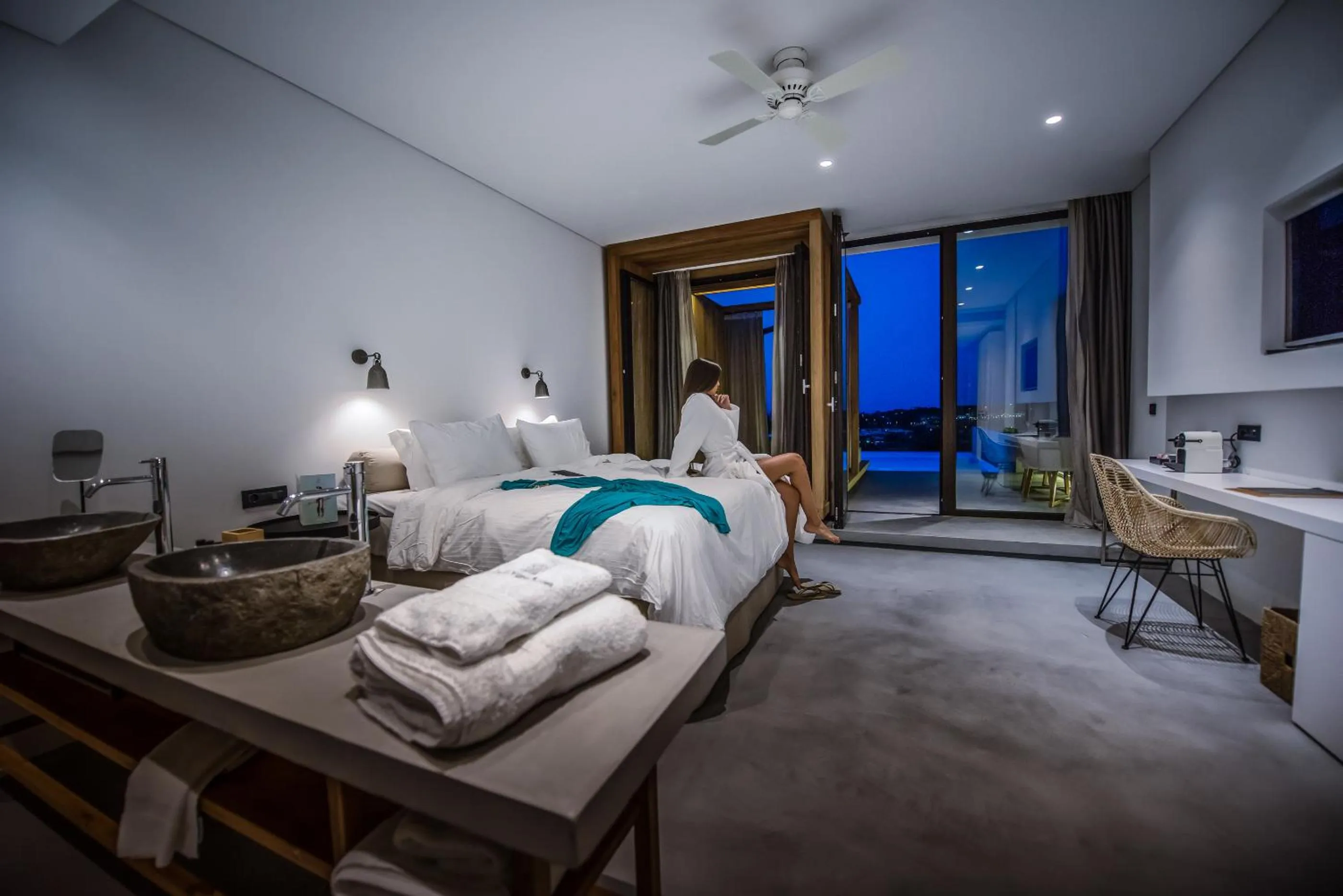 Night, Bed in Zante Maris Suites - Adults Only