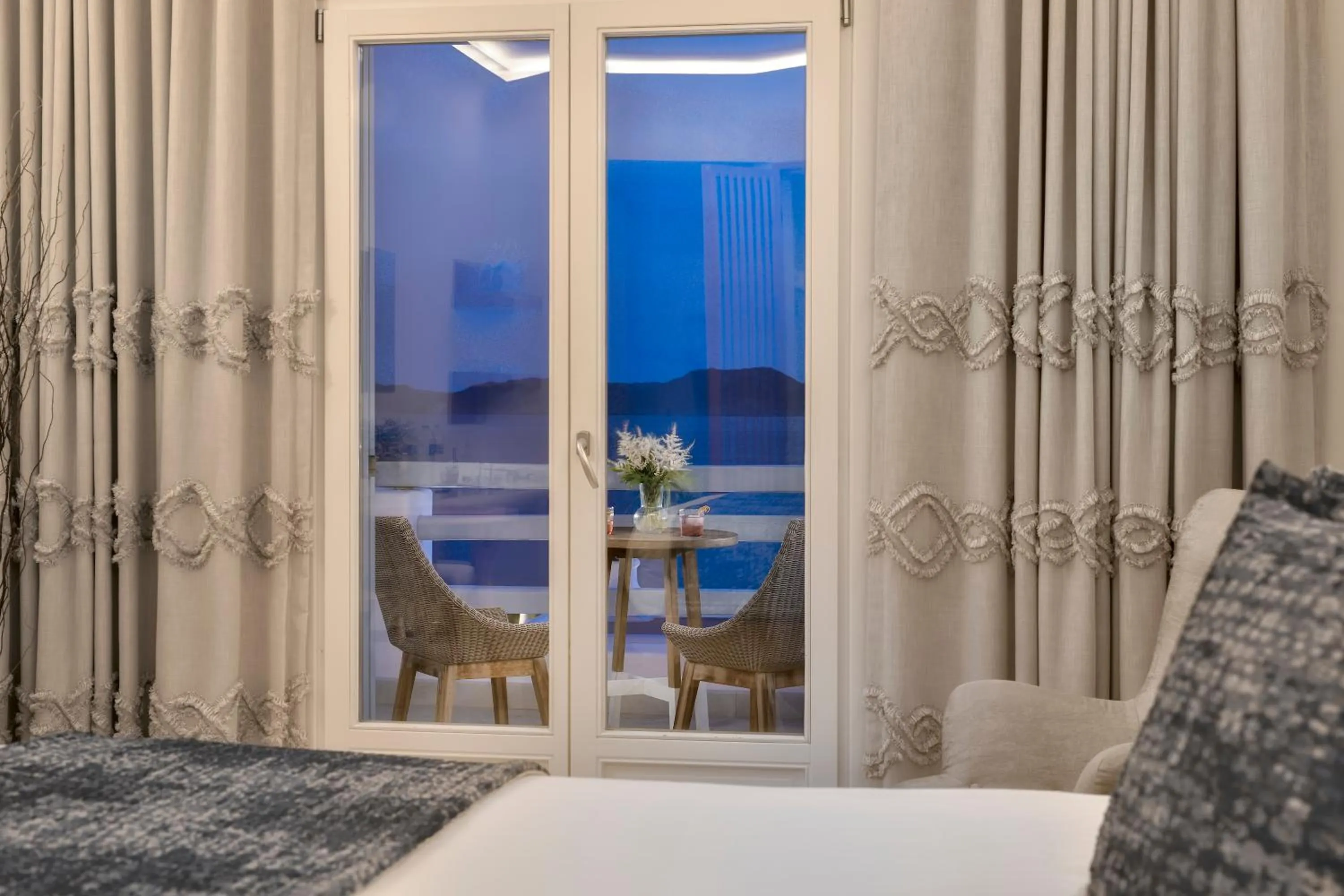 Bed in Anax Resort and Spa