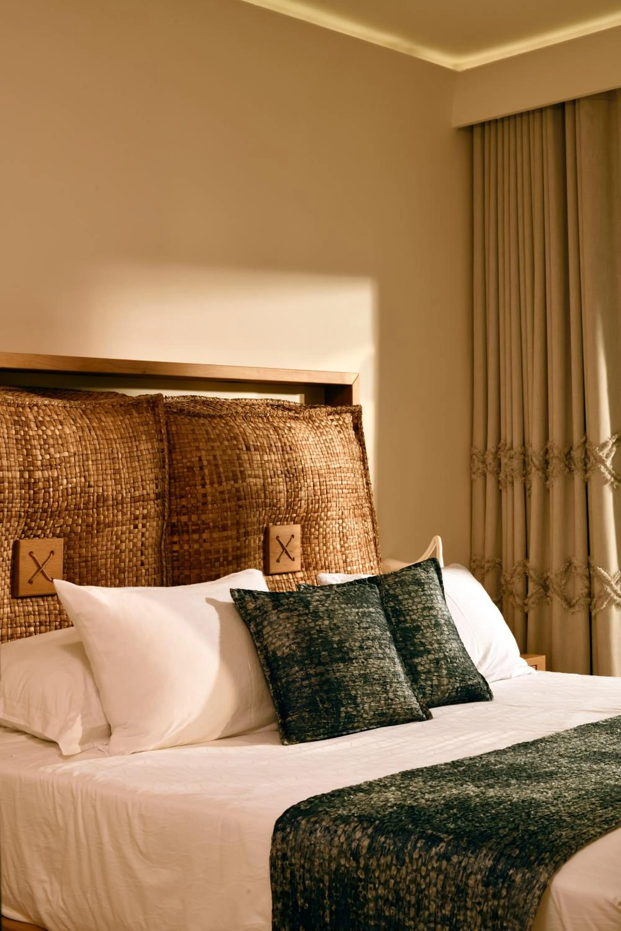 Bed in Anax Resort and Spa