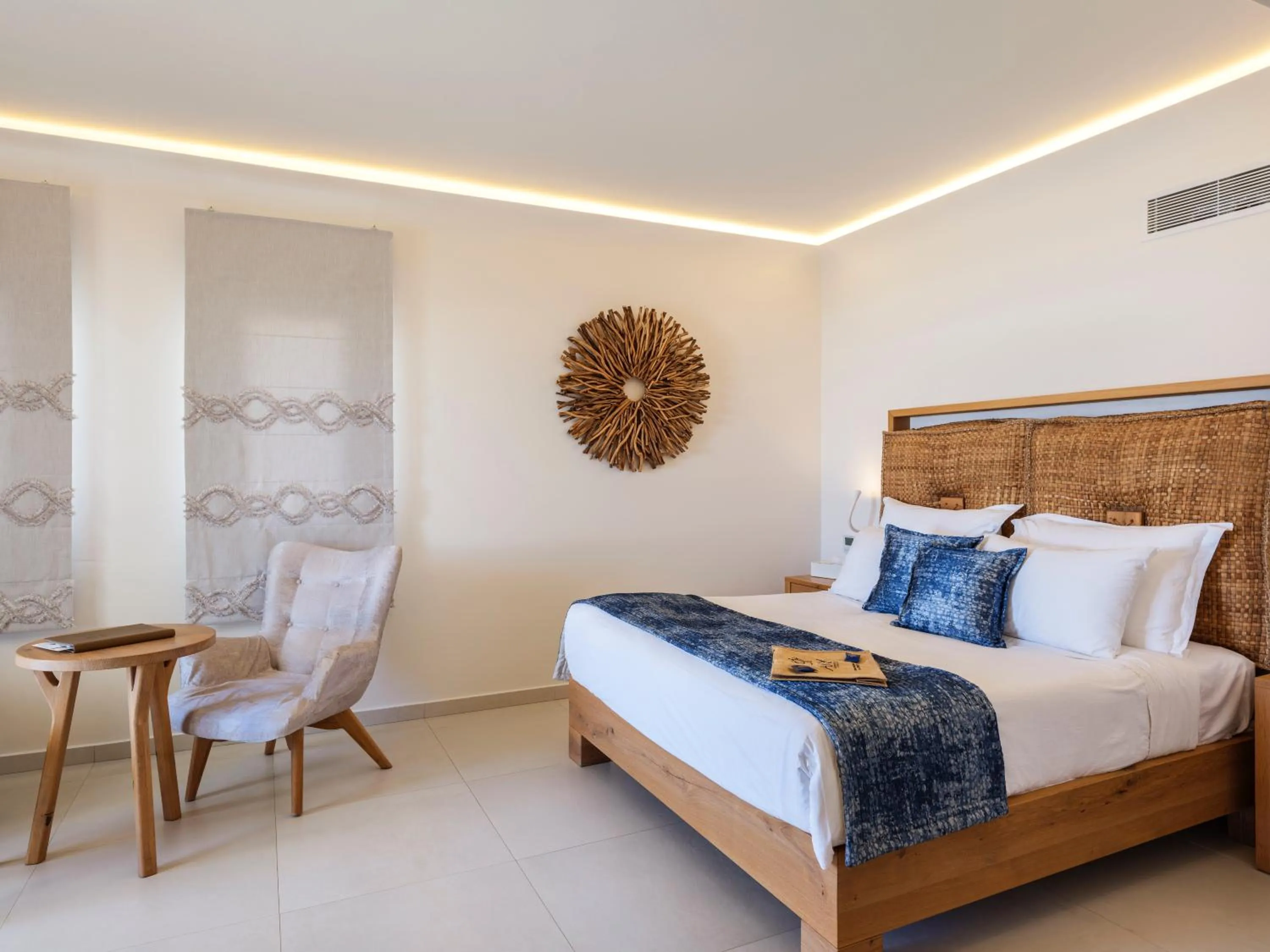 Bed in Anax Resort and Spa