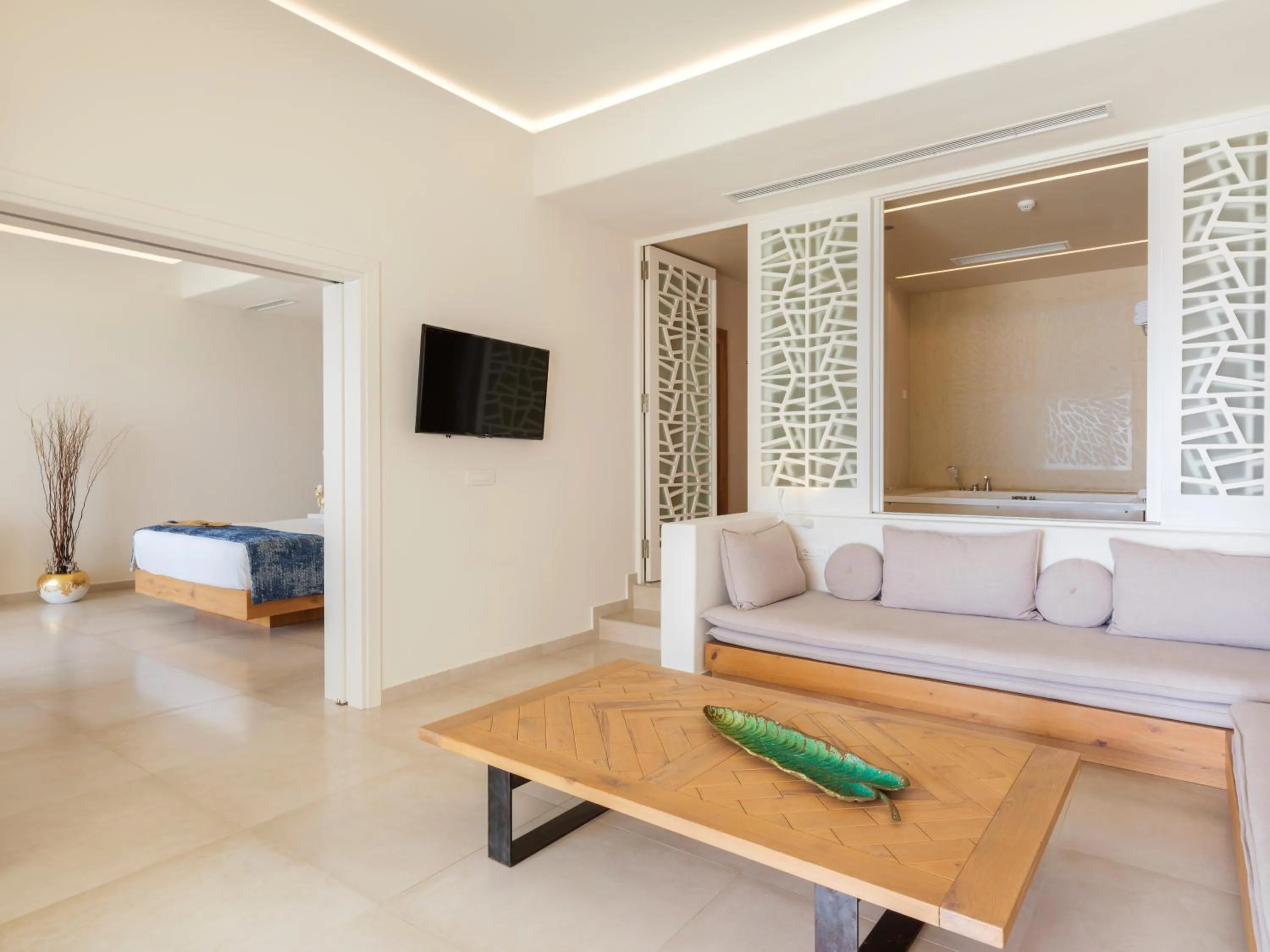 Living room in Anax Resort and Spa