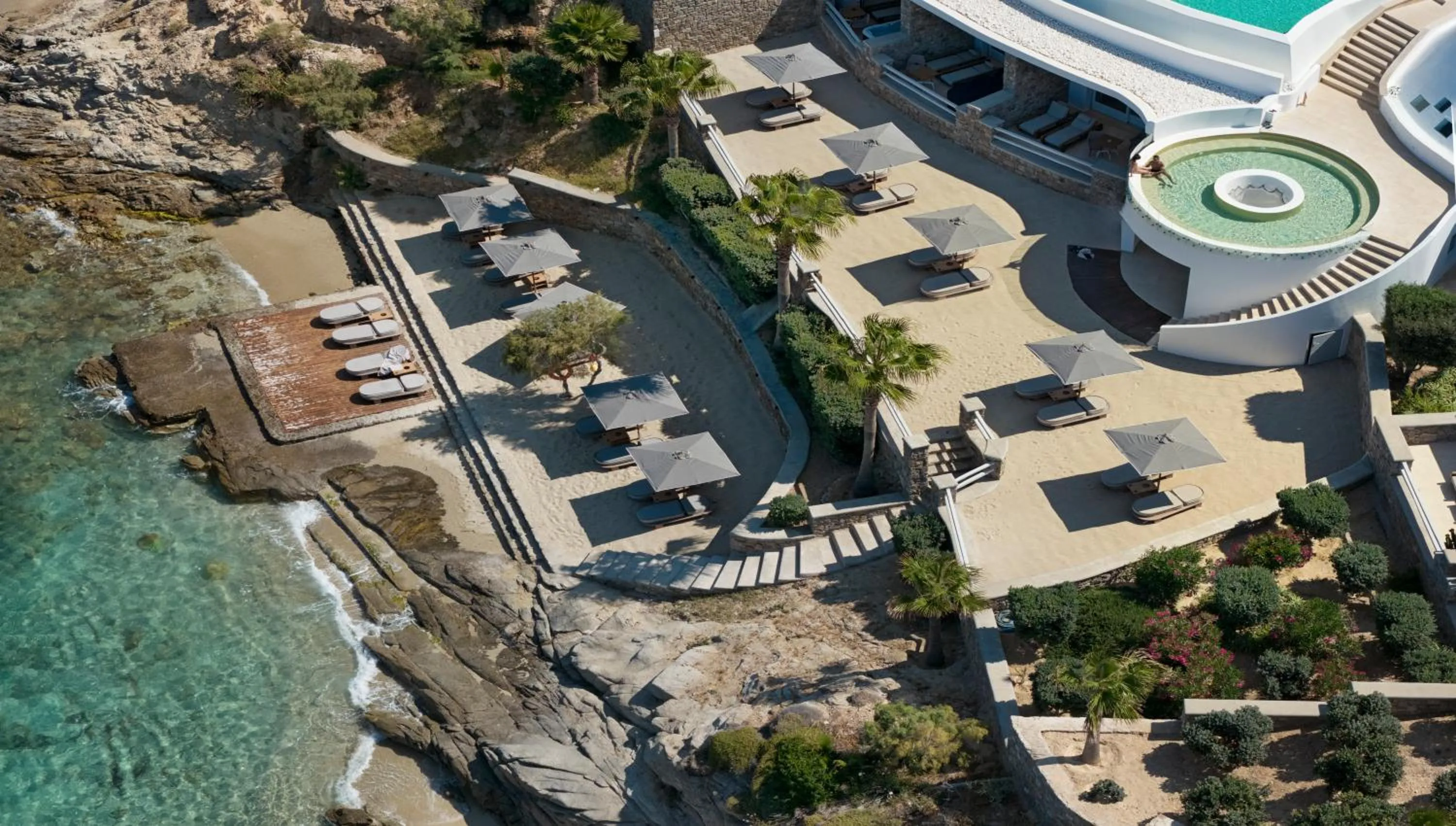Swimming pool in Anax Resort and Spa