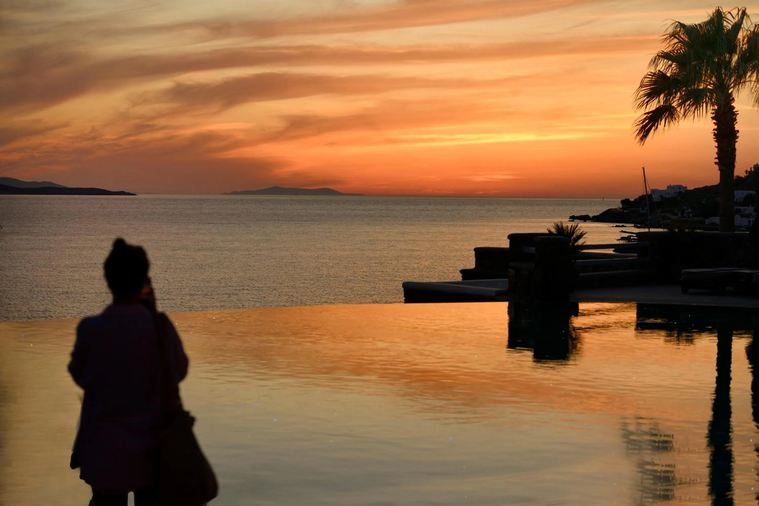 Swimming pool in Anax Resort and Spa