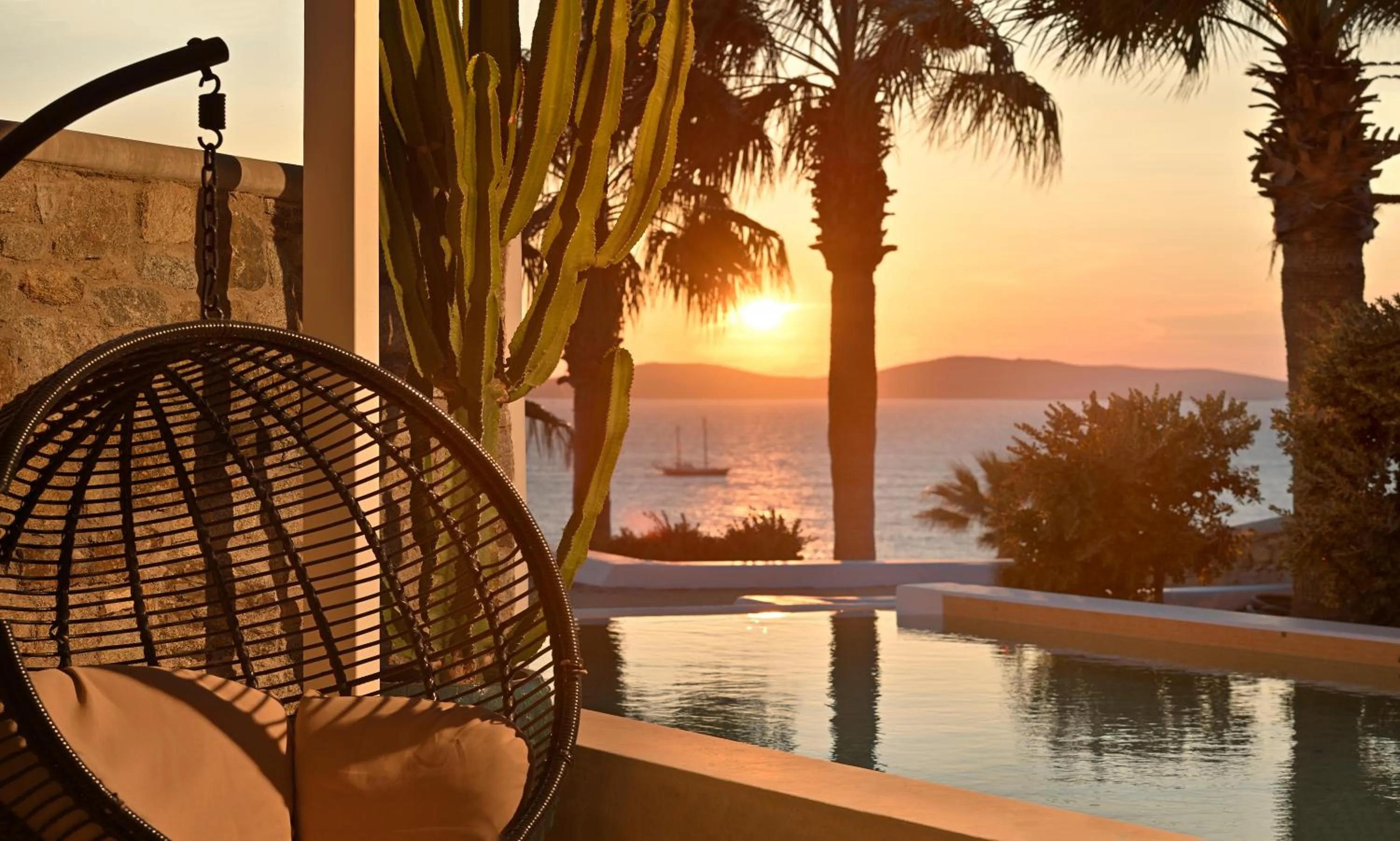 Swimming pool in Anax Resort and Spa