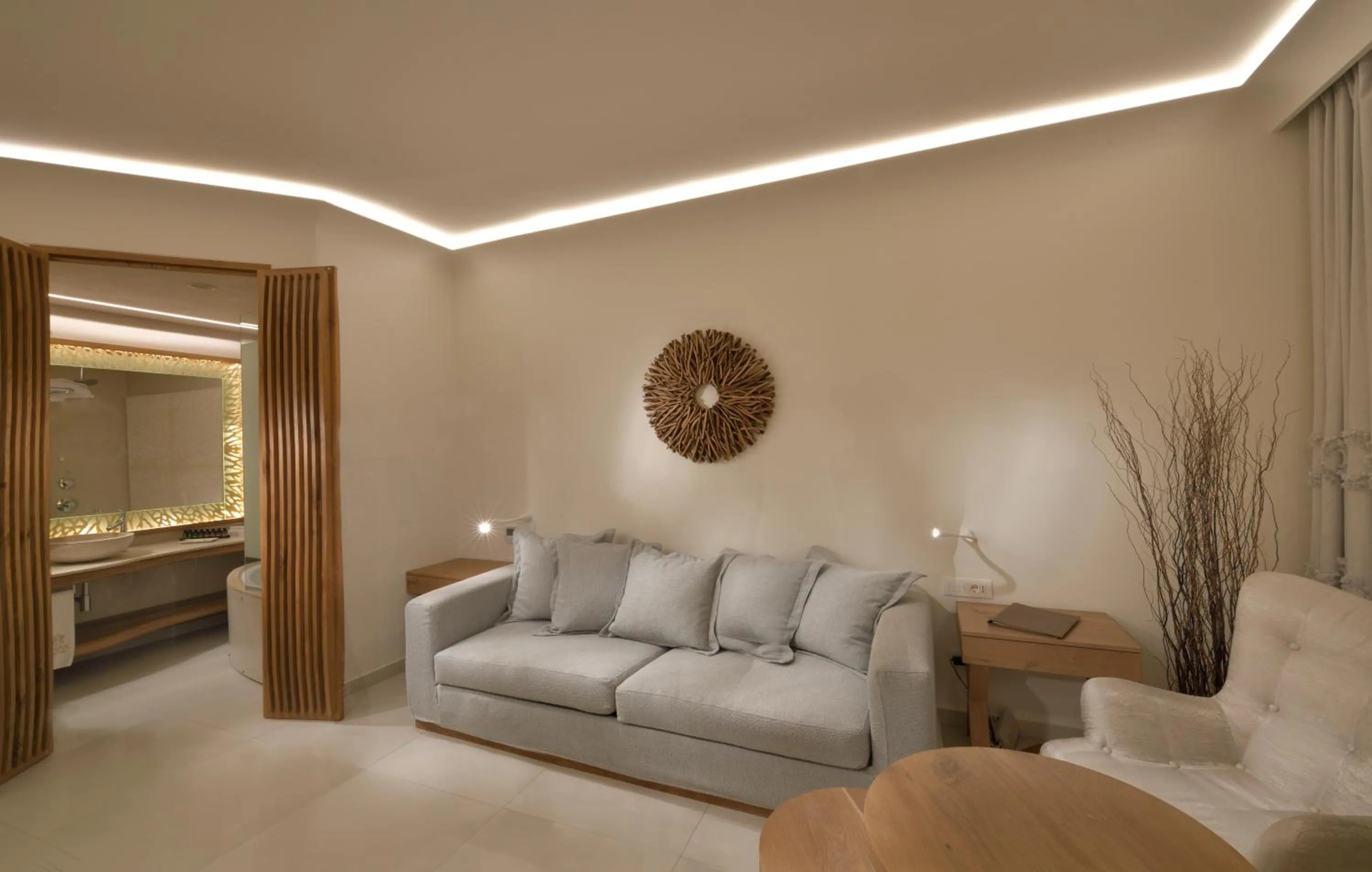 Living room in Anax Resort and Spa