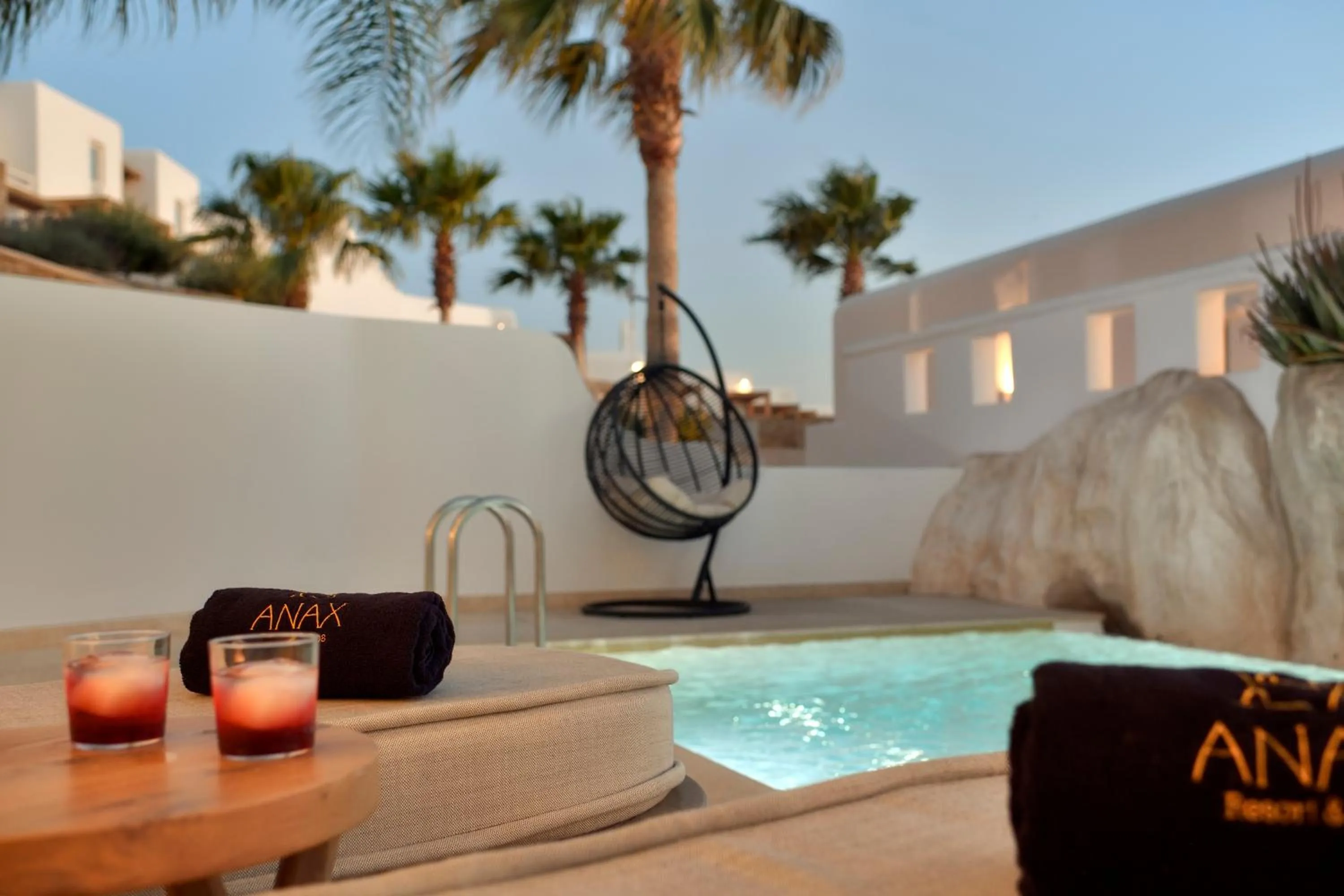 Swimming pool in Anax Resort and Spa