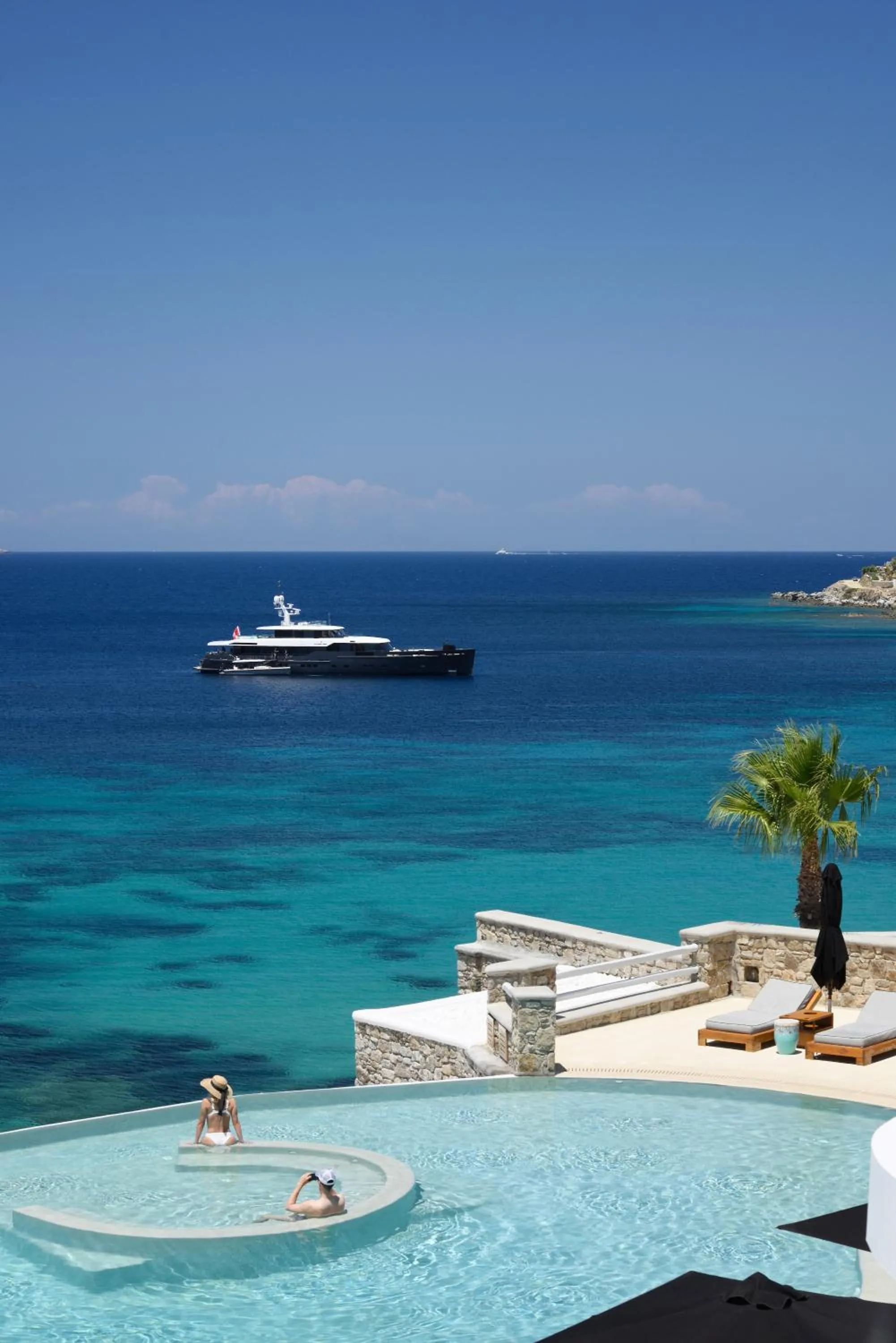 Pool view in Anax Resort and Spa