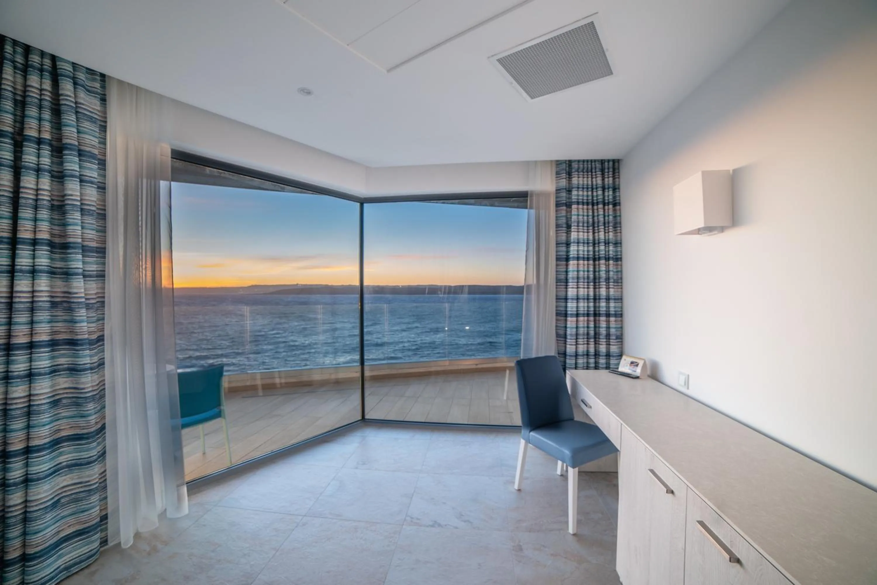 Seating area in Ramla Bay Resort