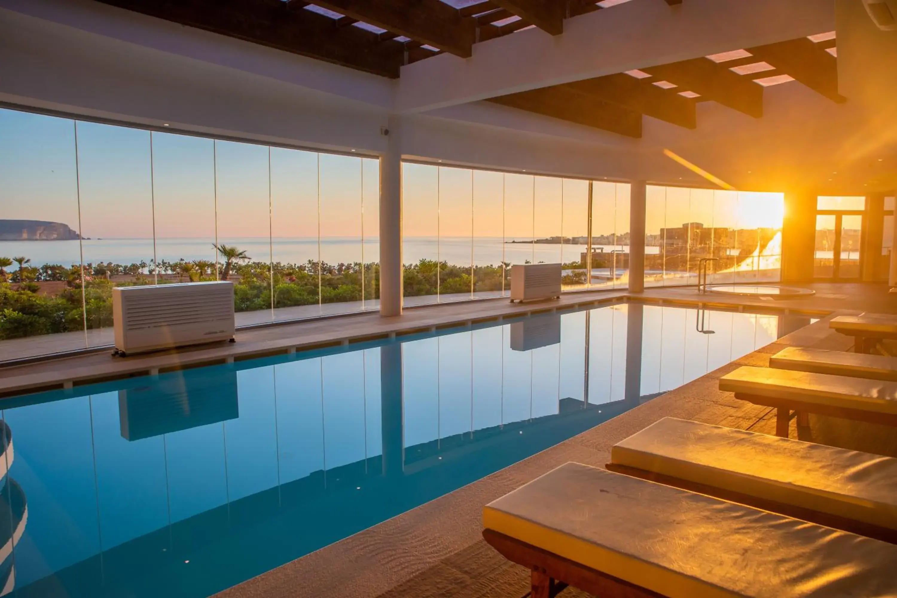 Pool view in Ramla Bay Resort Pool view in Ramla Bay Resort