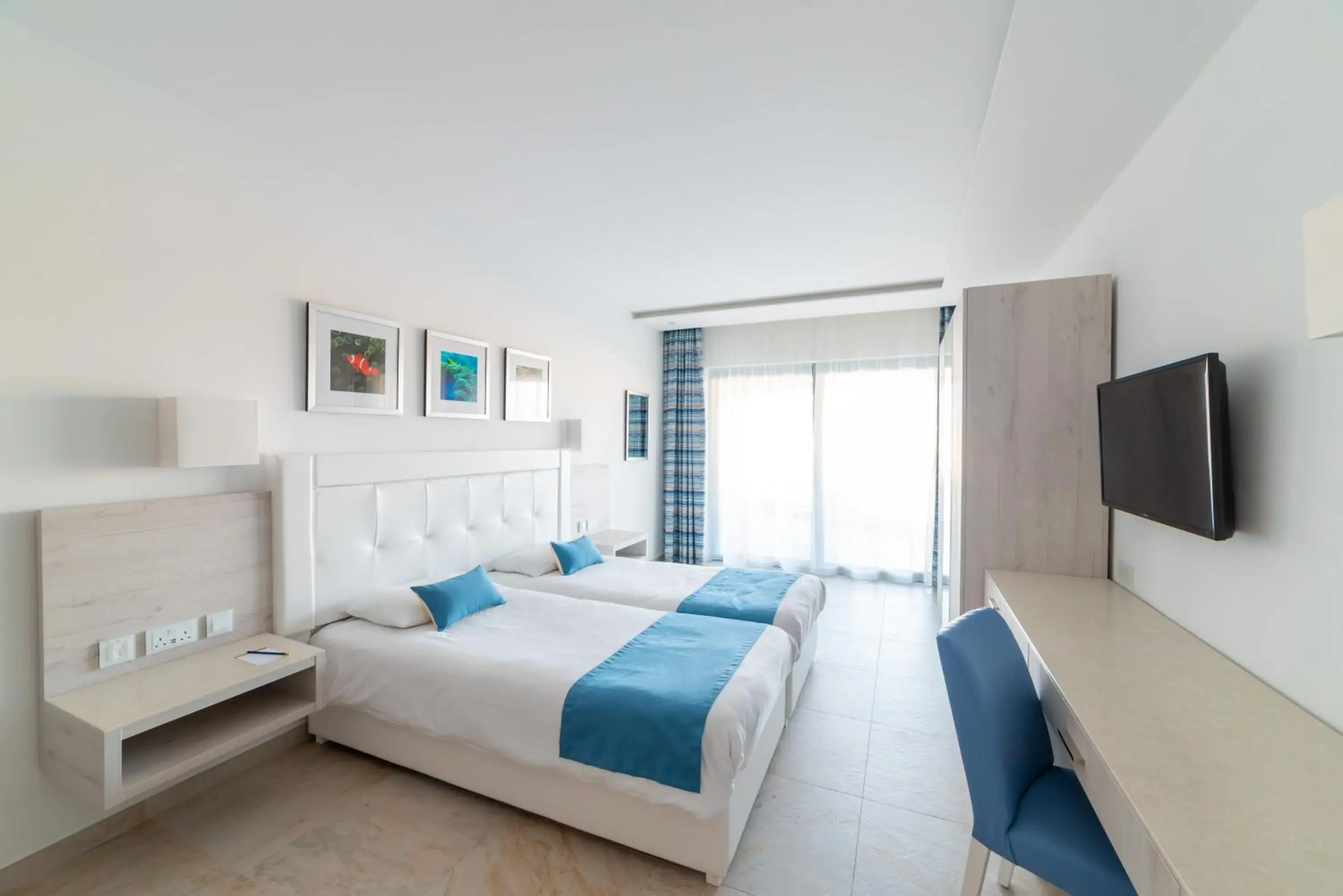 Bedroom, Bed in Ramla Bay Resort Bedroom, Bed in Ramla Bay Resort