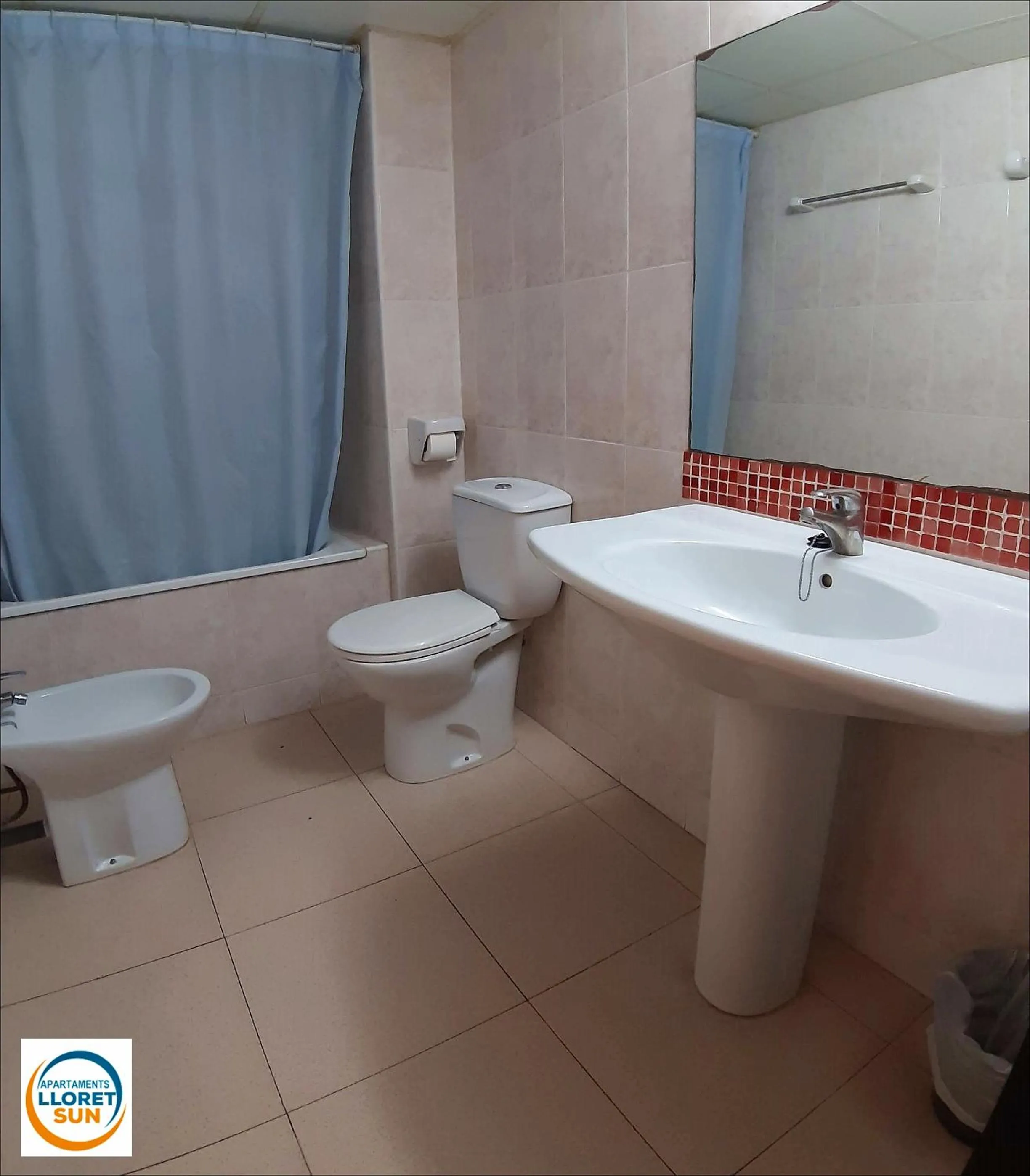Bathroom in Apartments Lloret Sun