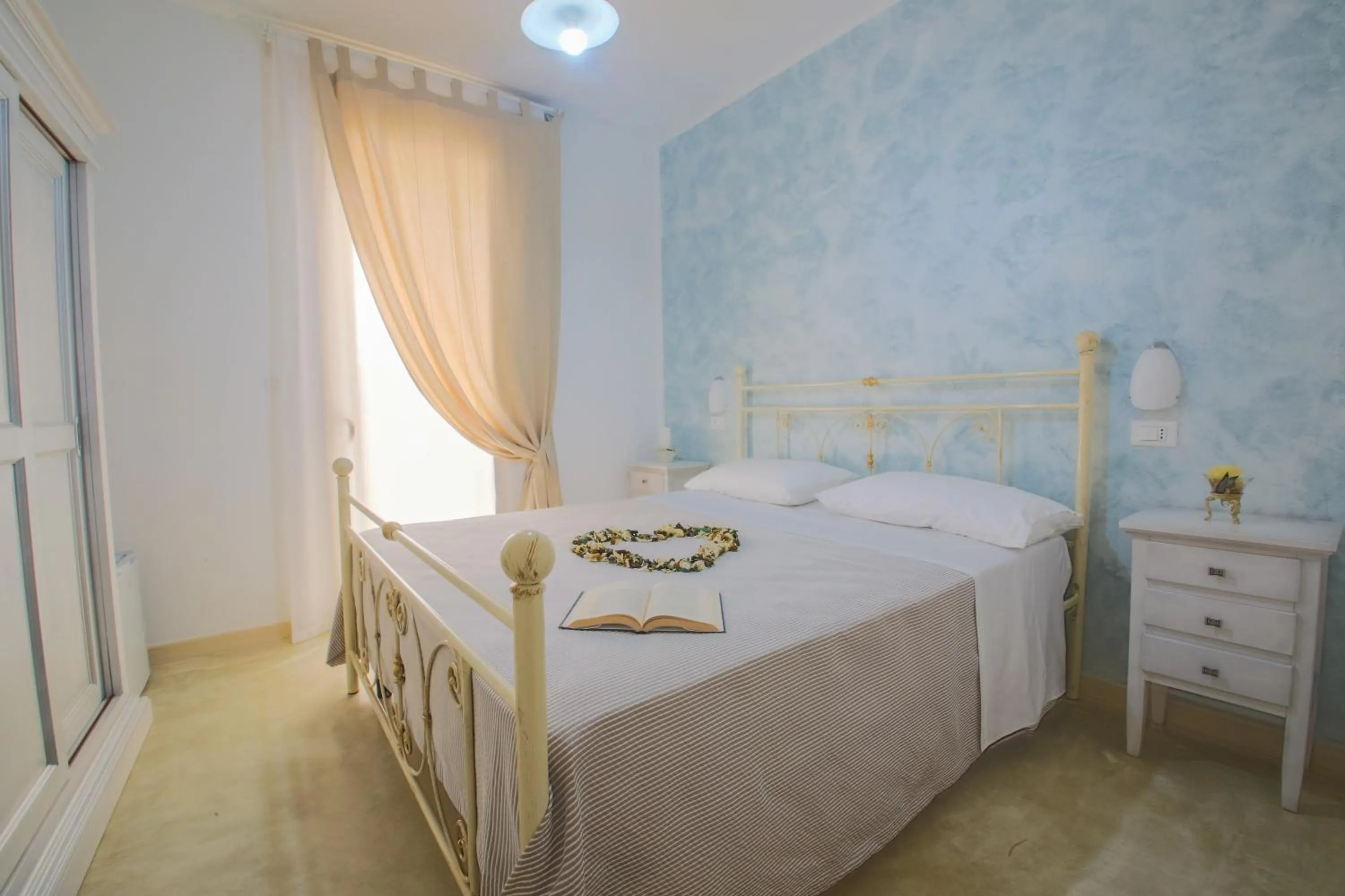 Day, Bed in Blue and Blue