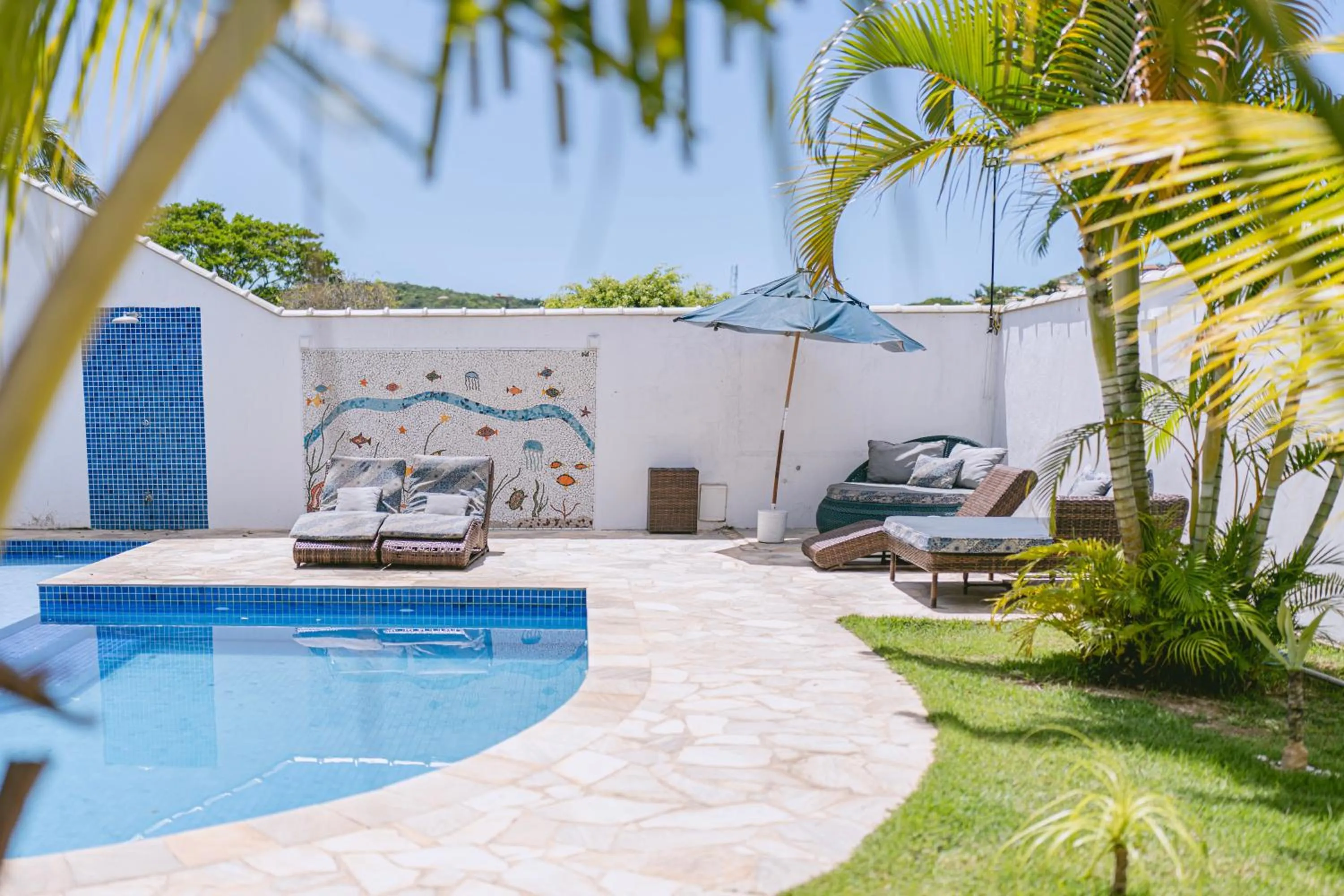 Garden in Pousada CafeMar Búzios