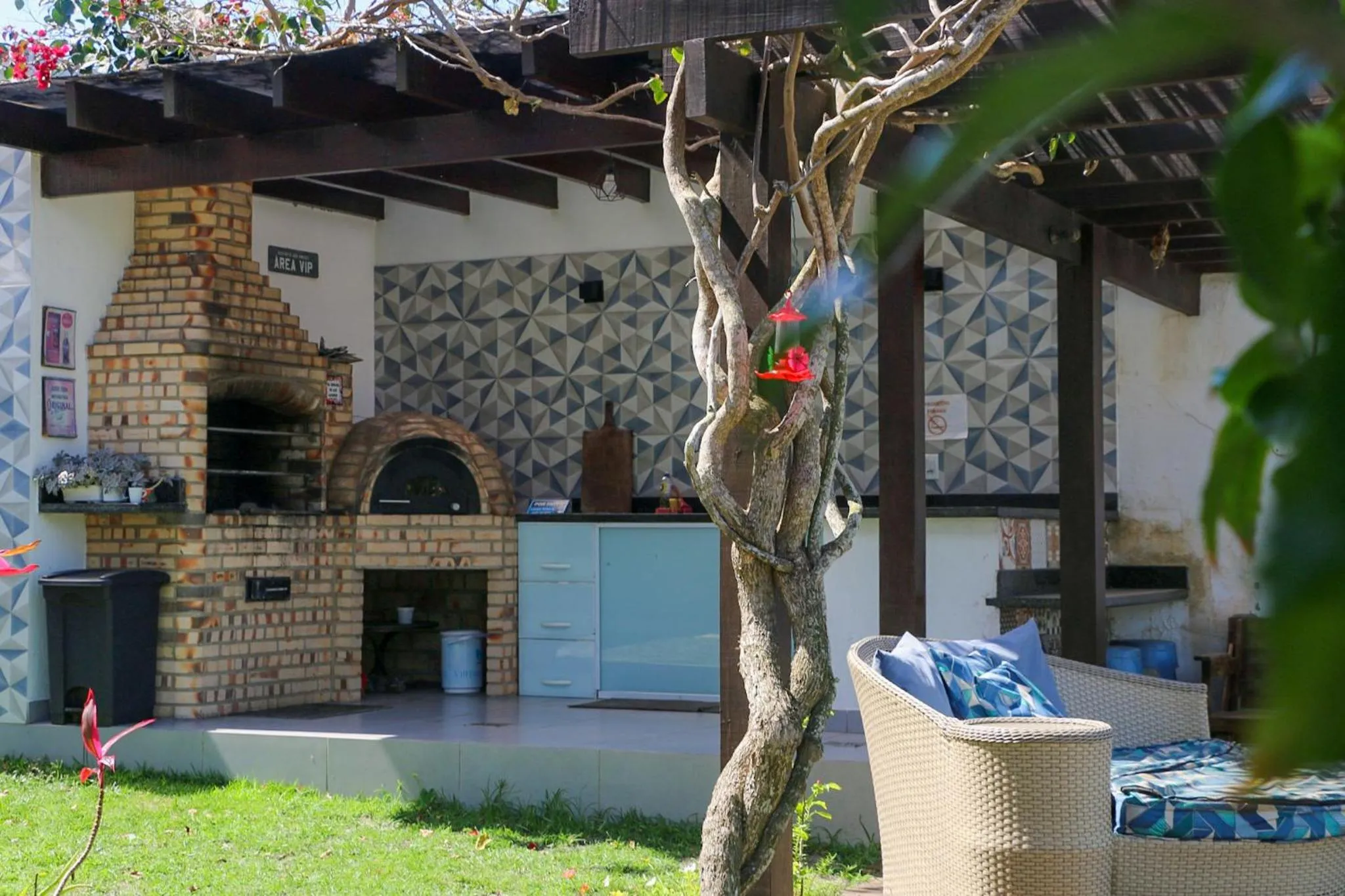 BBQ facilities in Pousada CafeMar Búzios