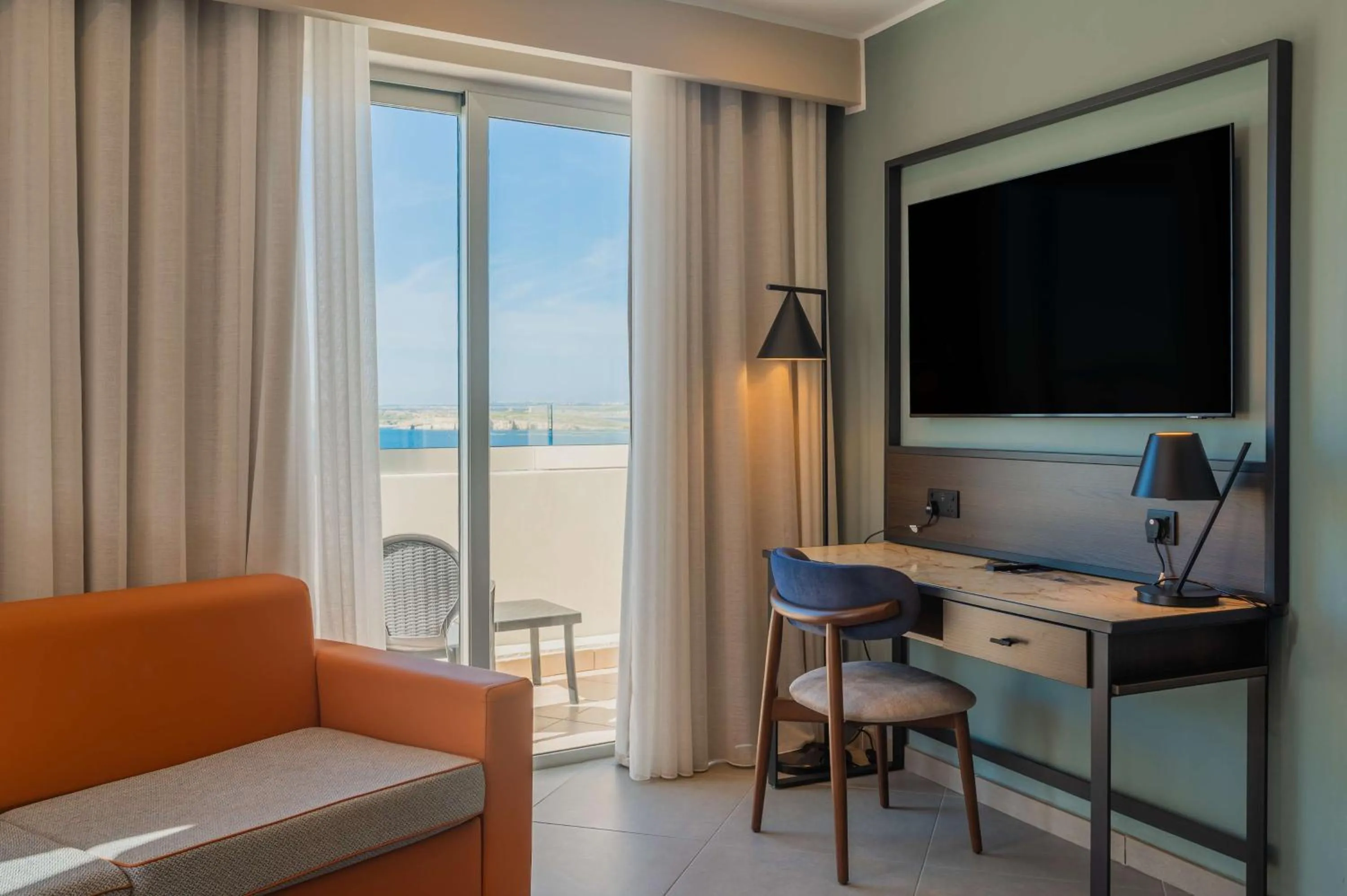 Seating area in DoubleTree by Hilton Malta