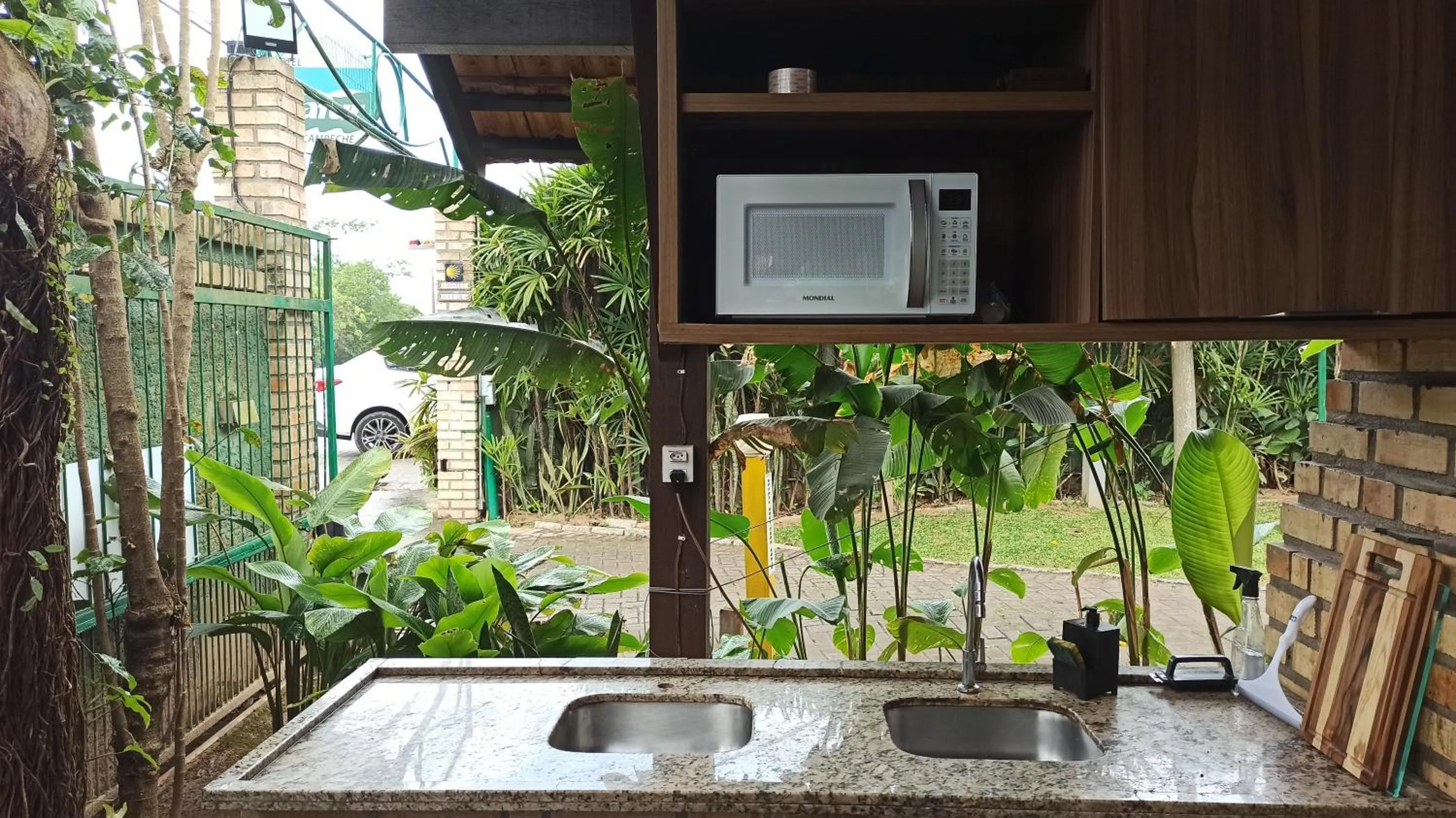 BBQ facilities in Hotel Natur Campeche