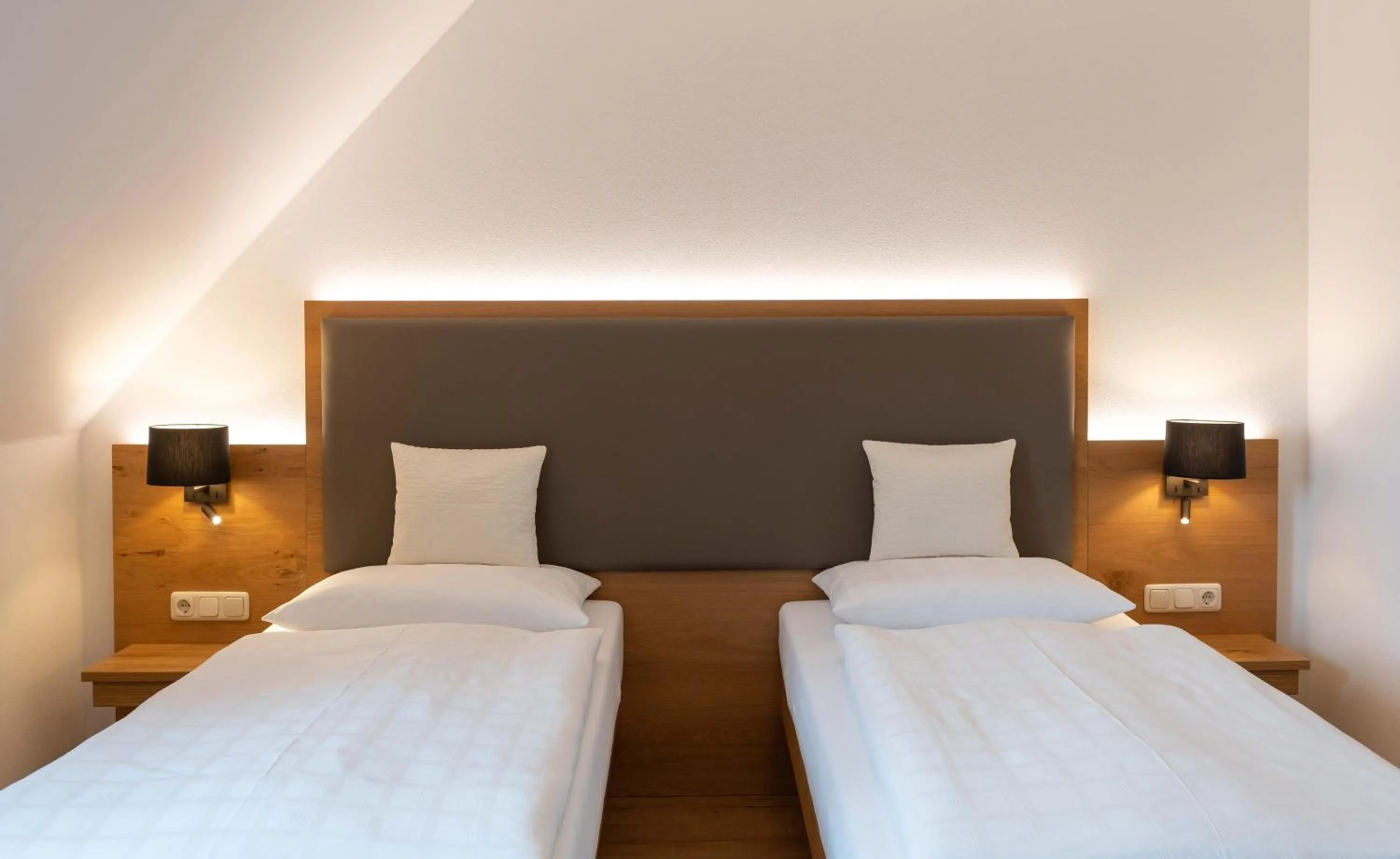 Bed in Hotel Gasthof Rosenwirt