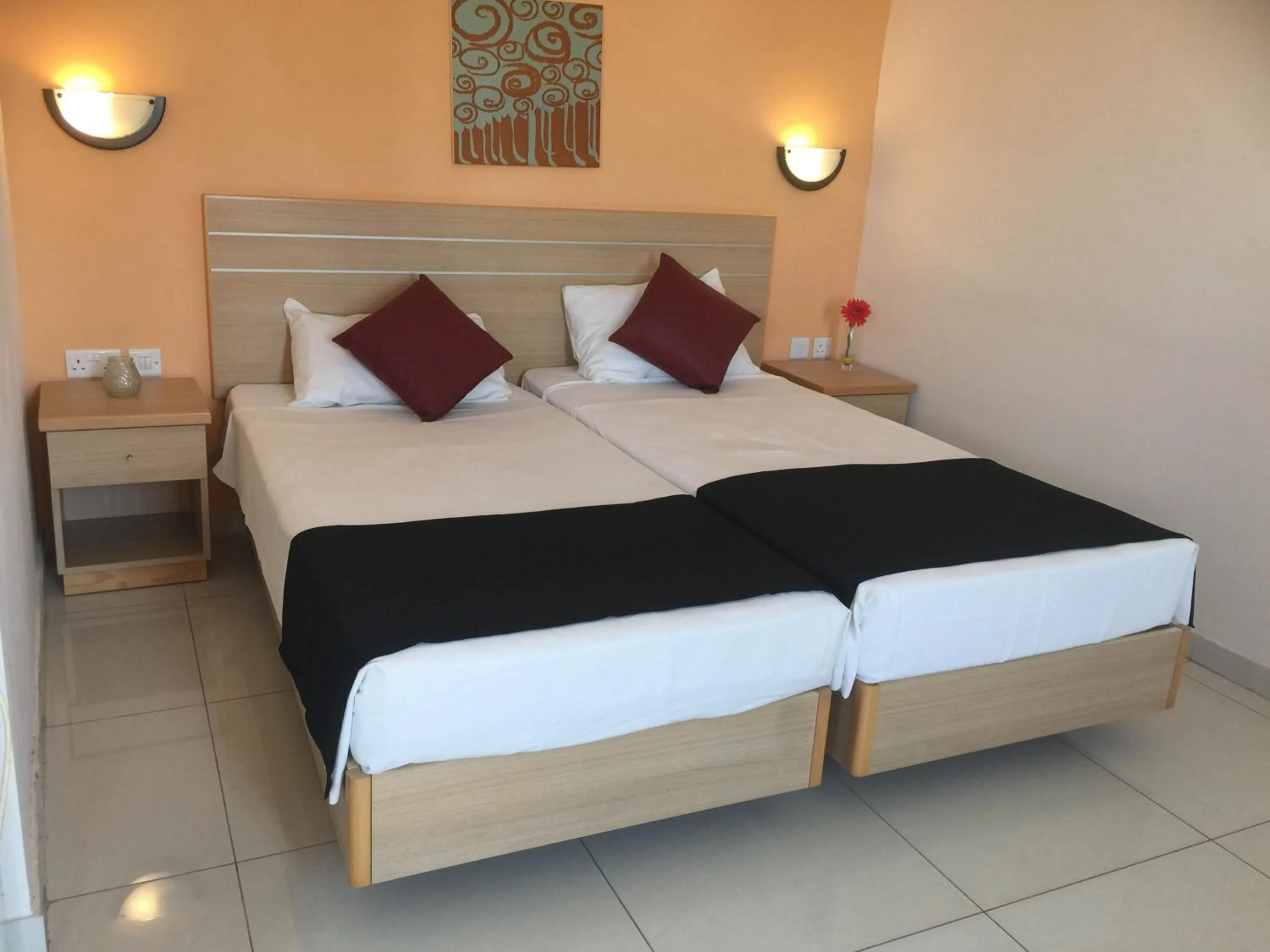 Bed in Dean Hamlet Hotel