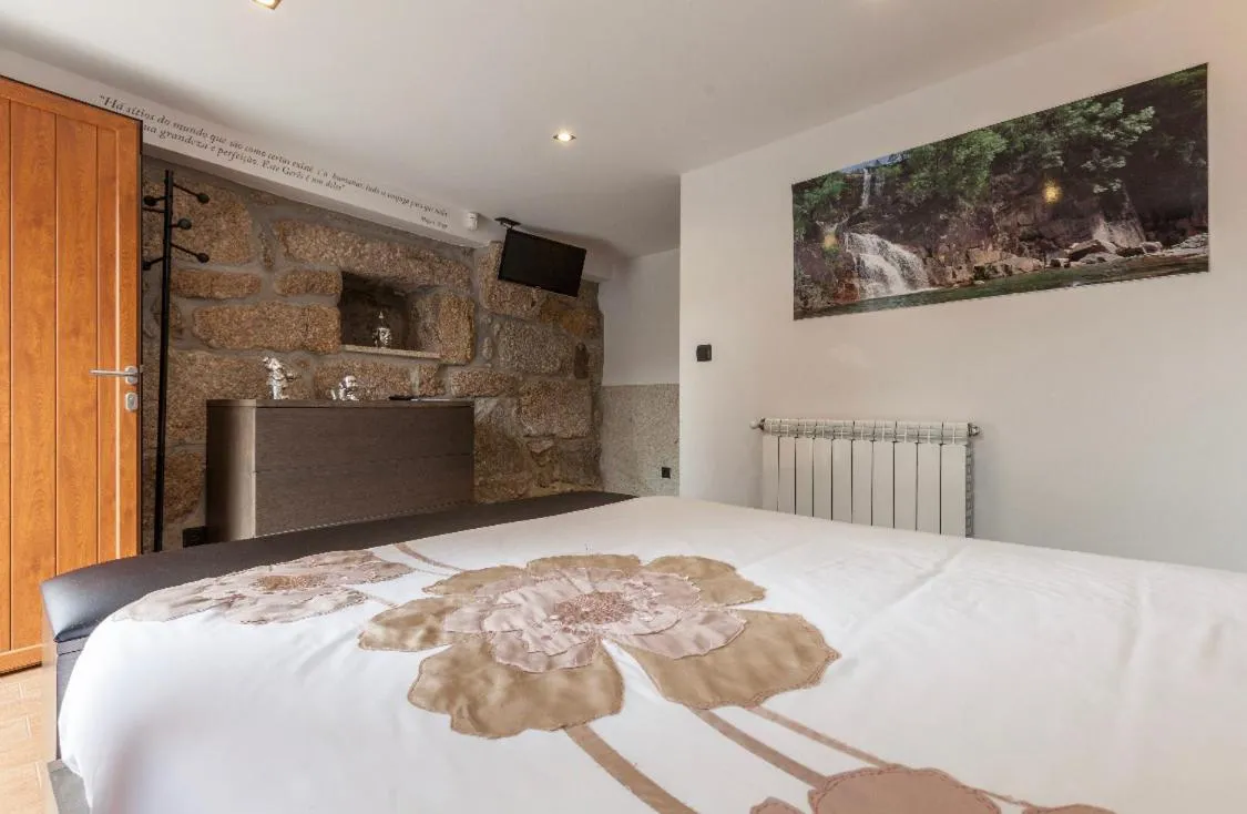 Bed in Casa da Fonte Gerês