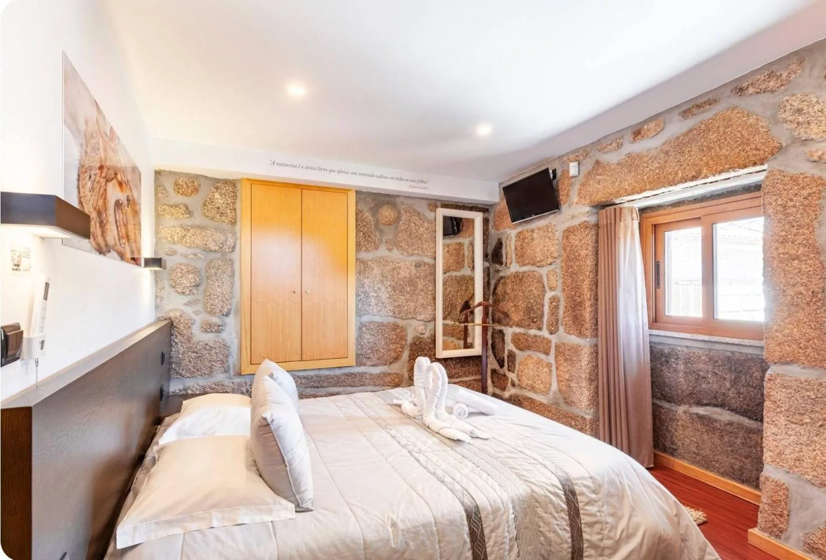 Bed in Casa da Fonte Gerês