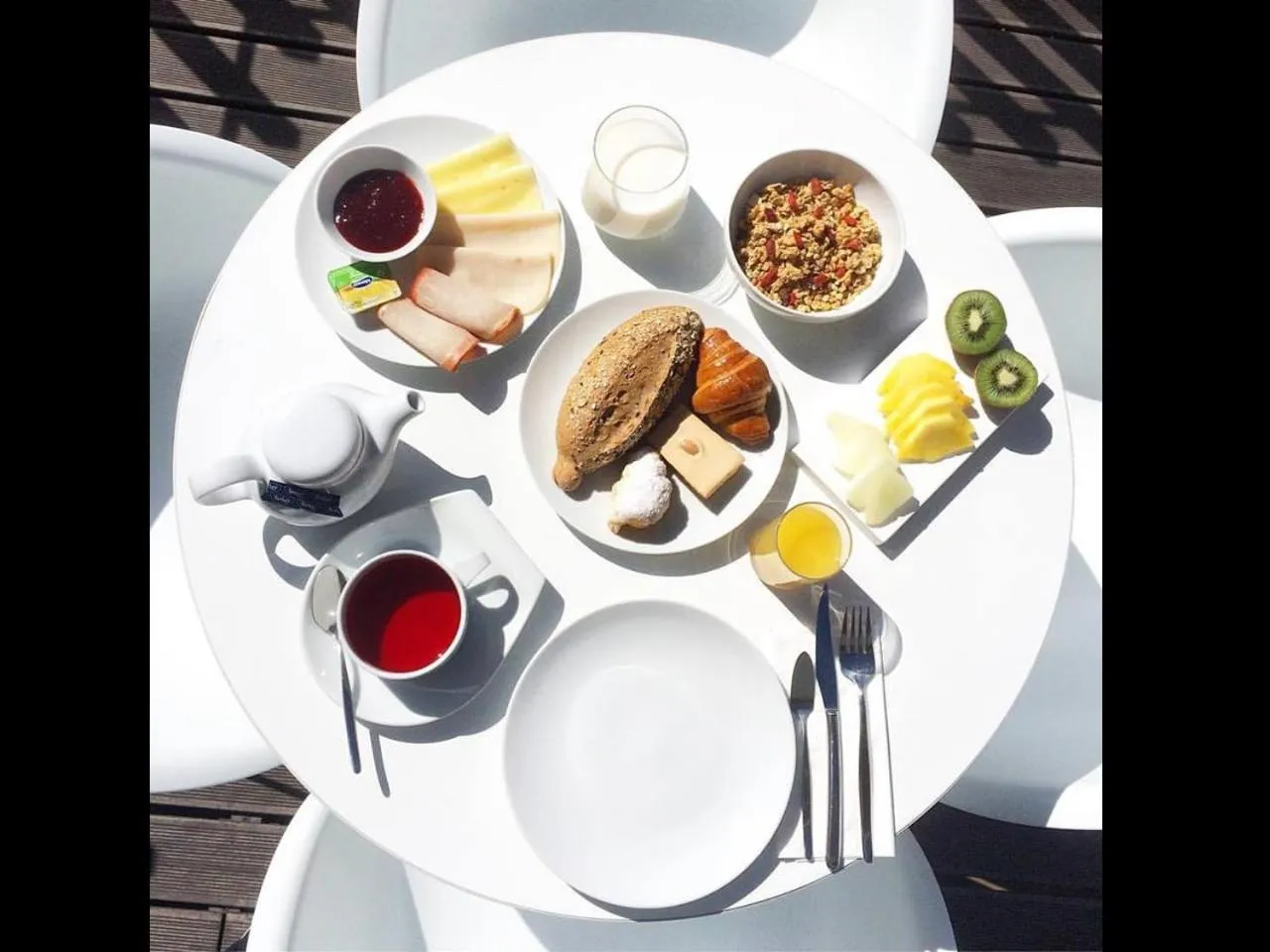 Breakfast in Villa Prime Hotel