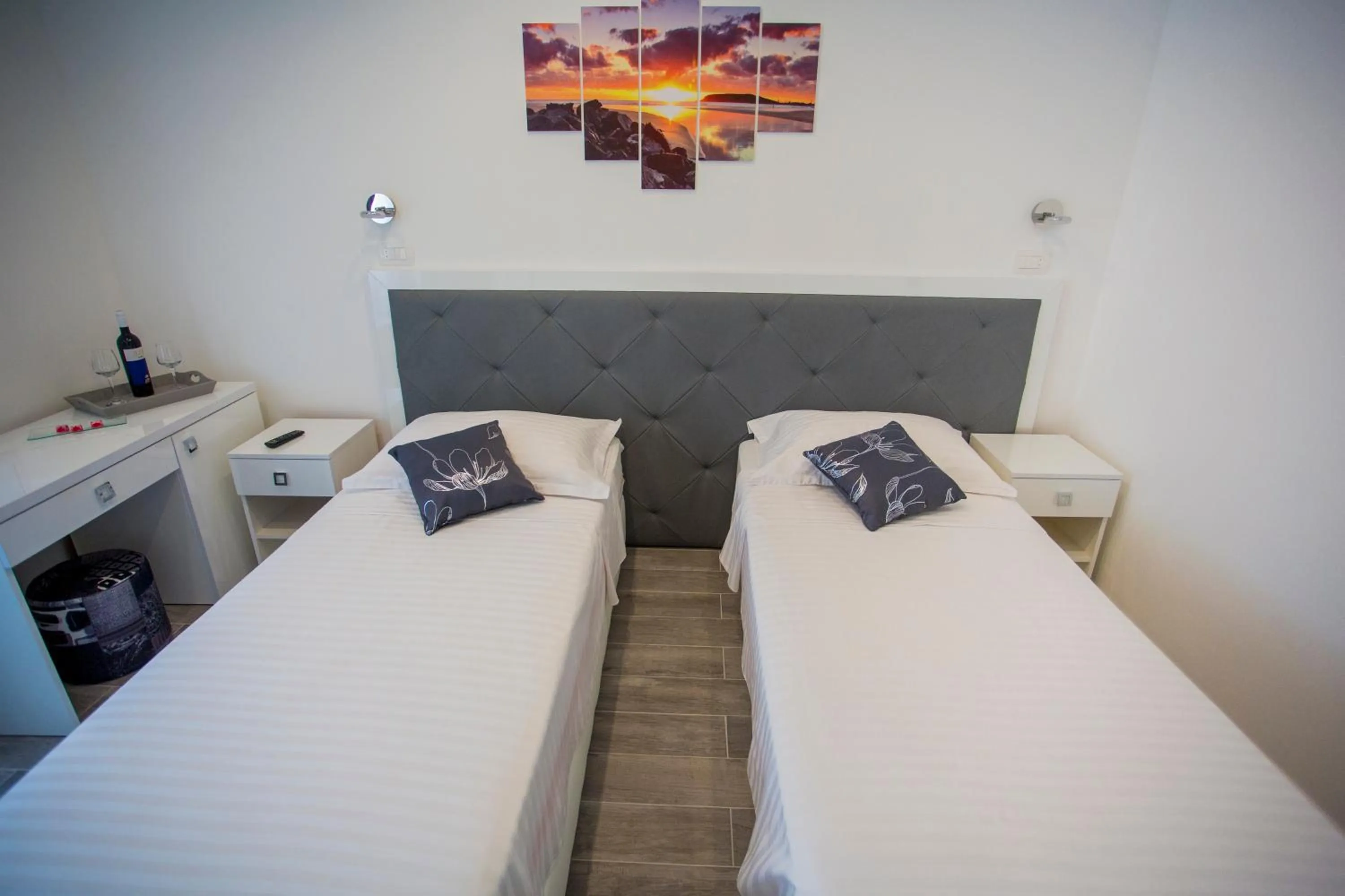 Bed in Nirvana rooms Split