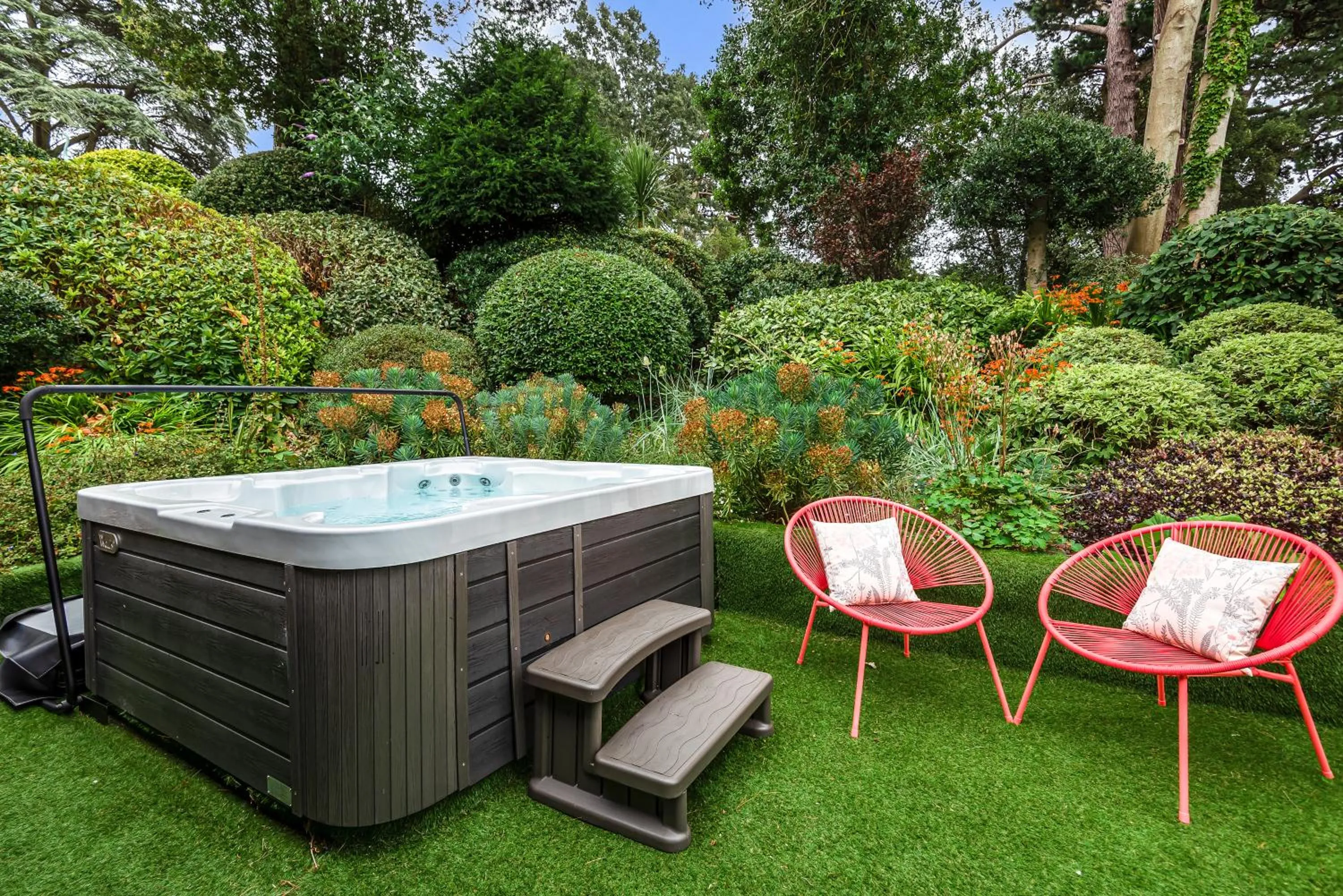 Garden in Hamble Retreat Studios and Lodge